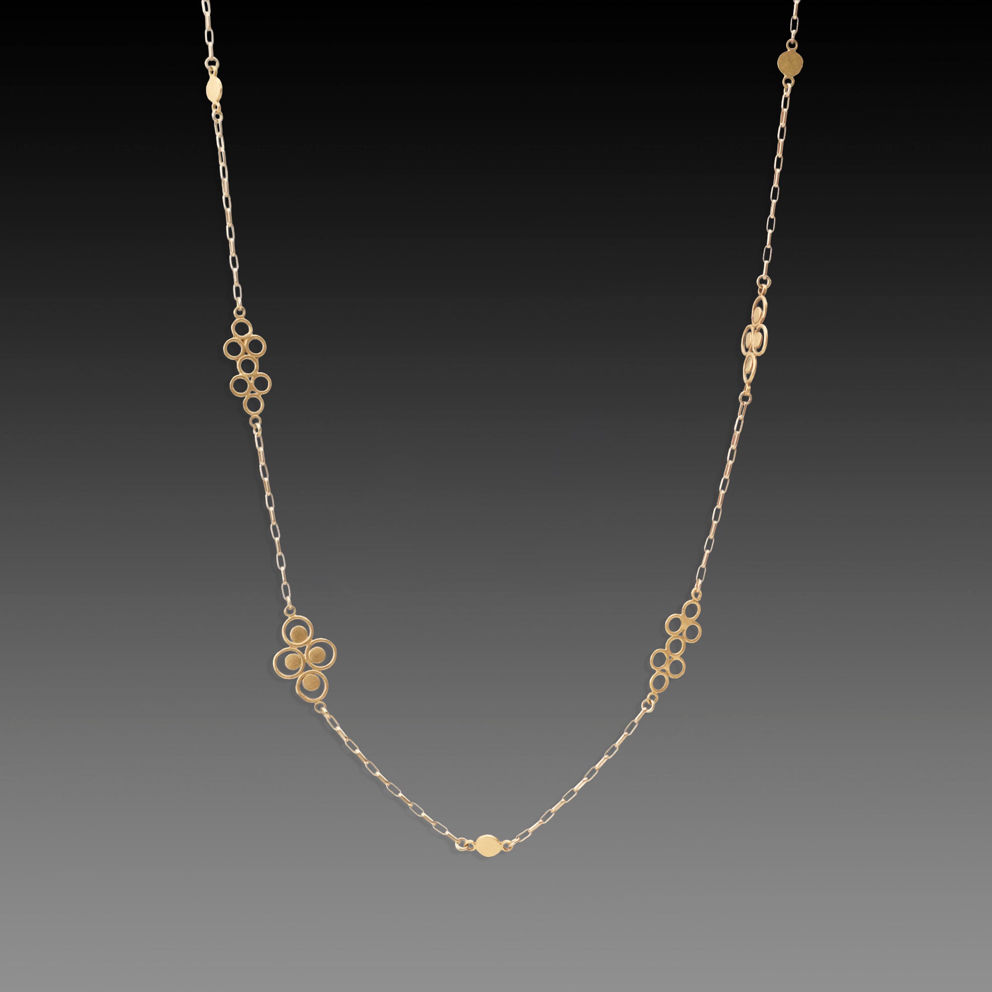 Gold Filigree Chain Necklace - Ananda Khalsa