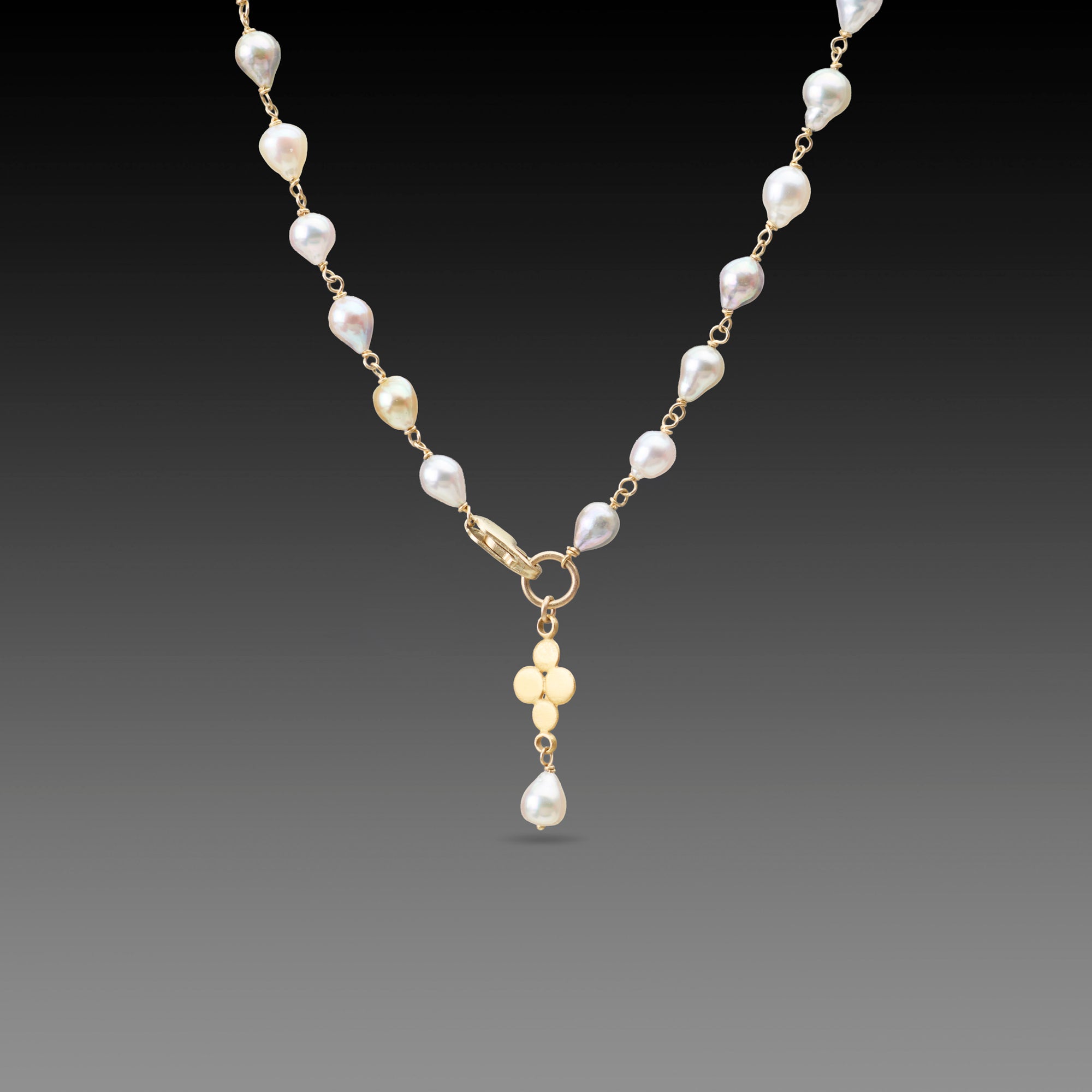 Natural Pearl Necklace - Ananda Khalsa