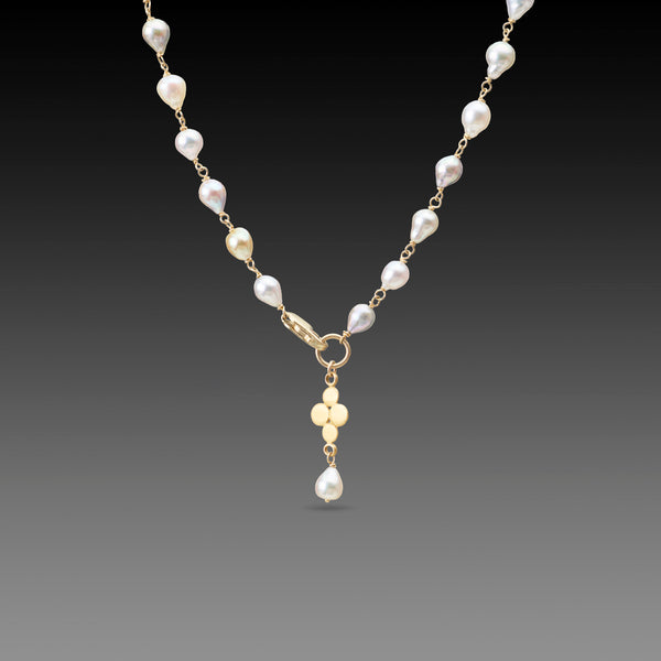 Natural Pearl Necklace - Ananda Khalsa