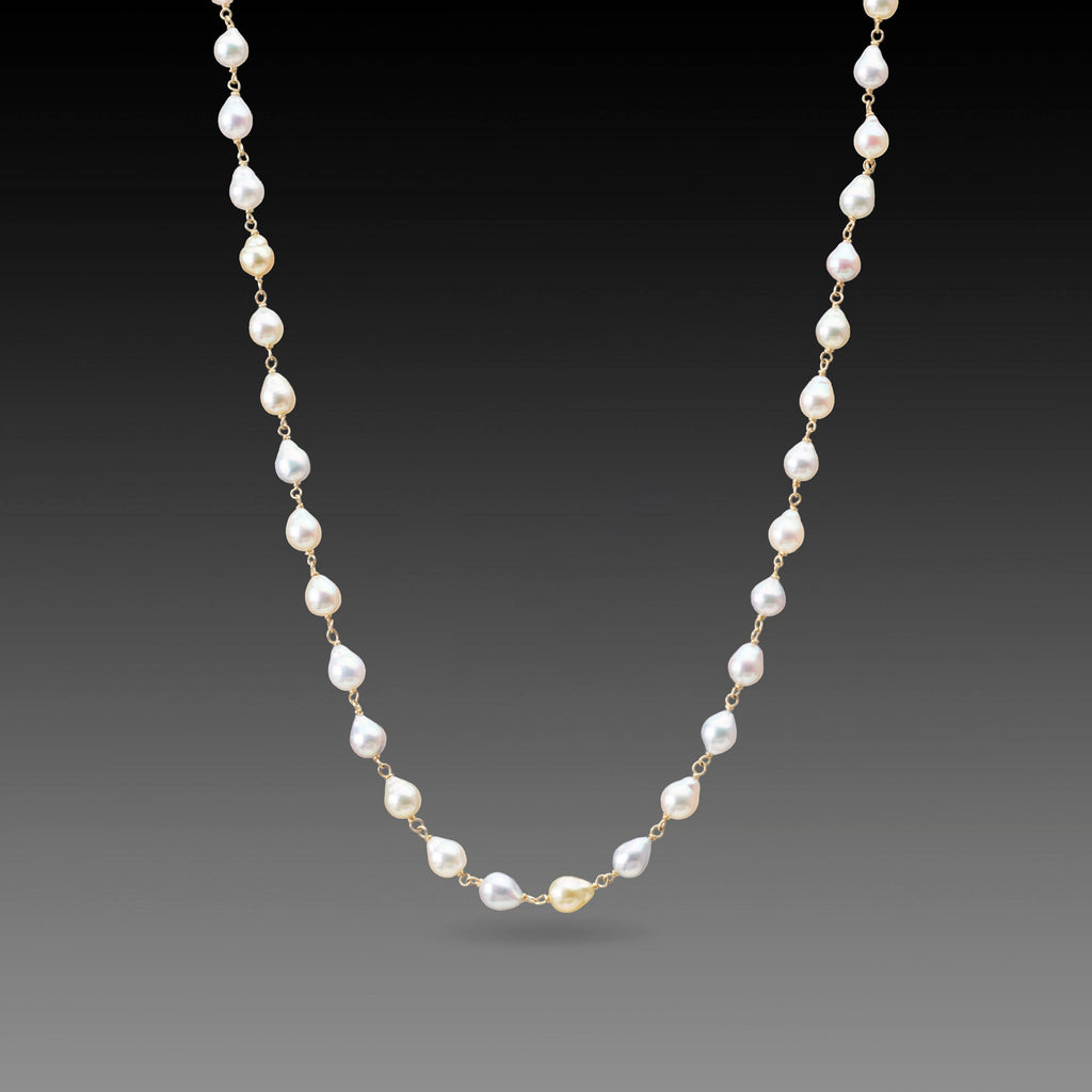 Natural Pearl Necklace - Ananda Khalsa