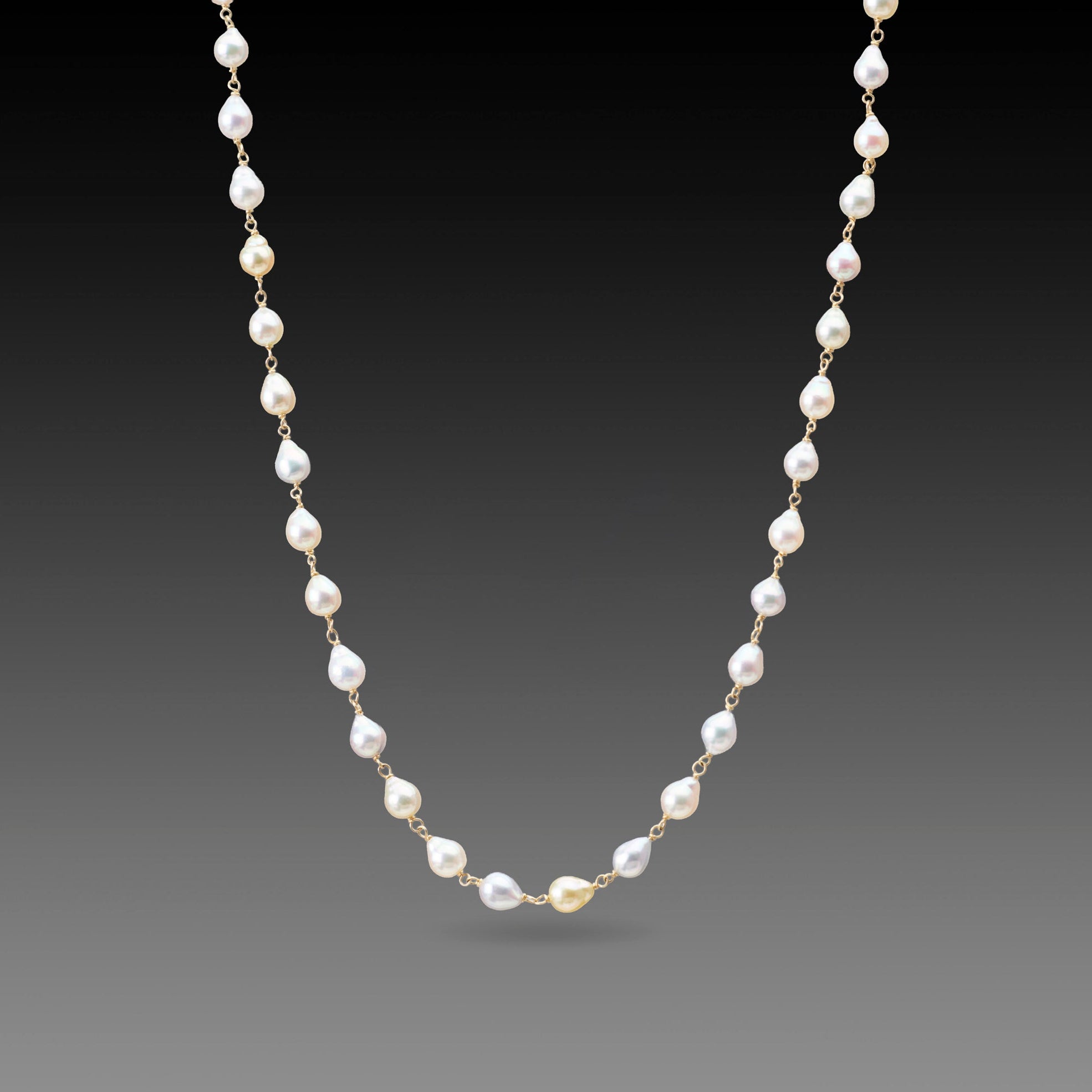Natural Pearl Necklace - Ananda Khalsa