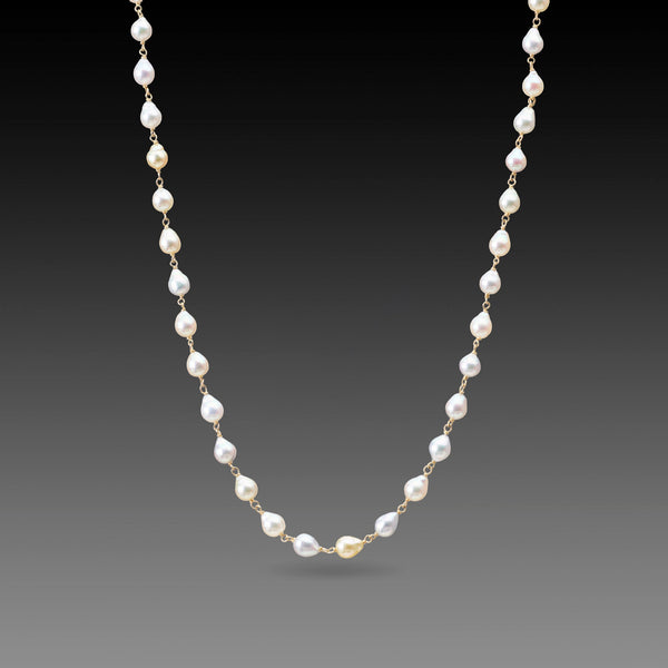 Natural Pearl Necklace - Ananda Khalsa