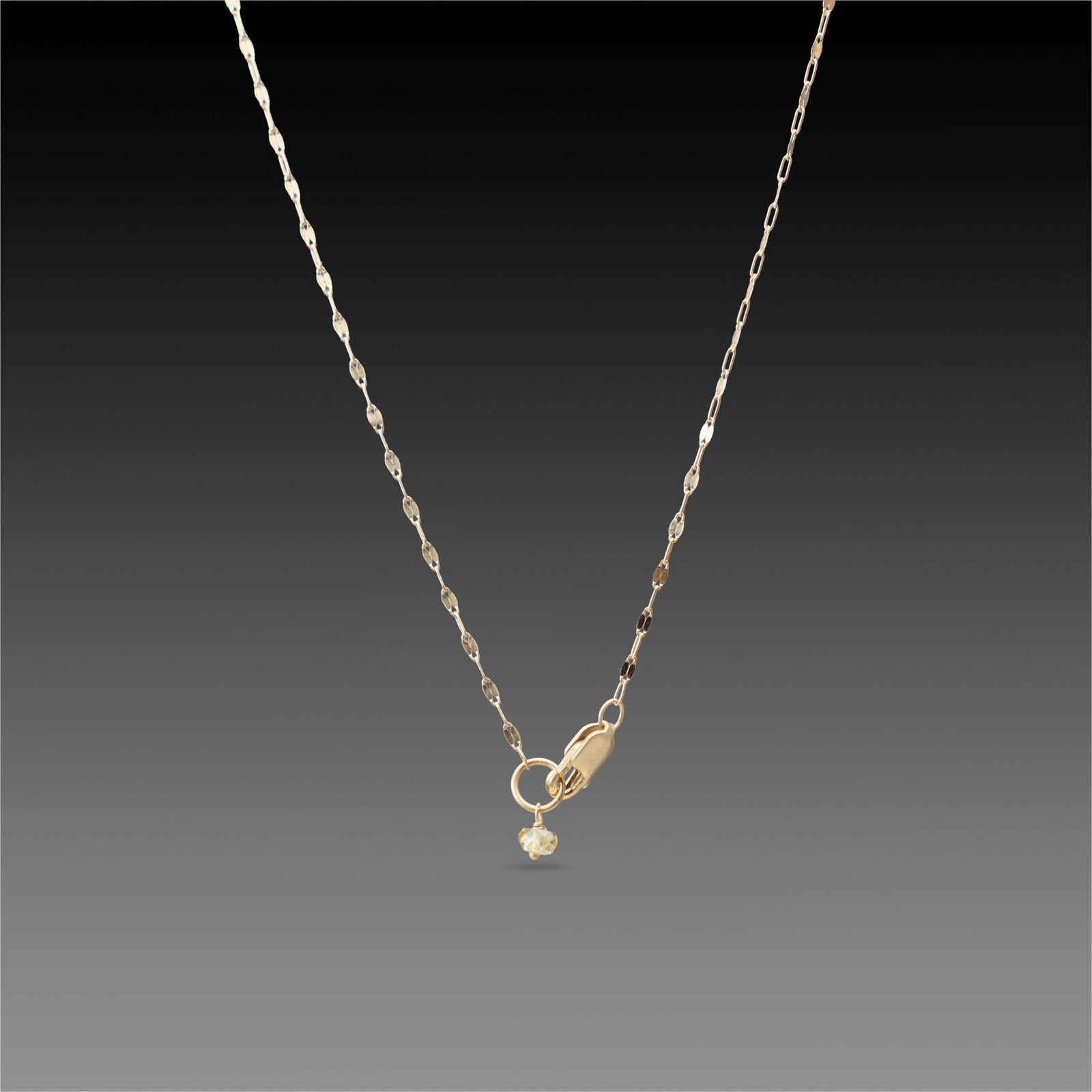 Delicate Keyhole Chain Necklace