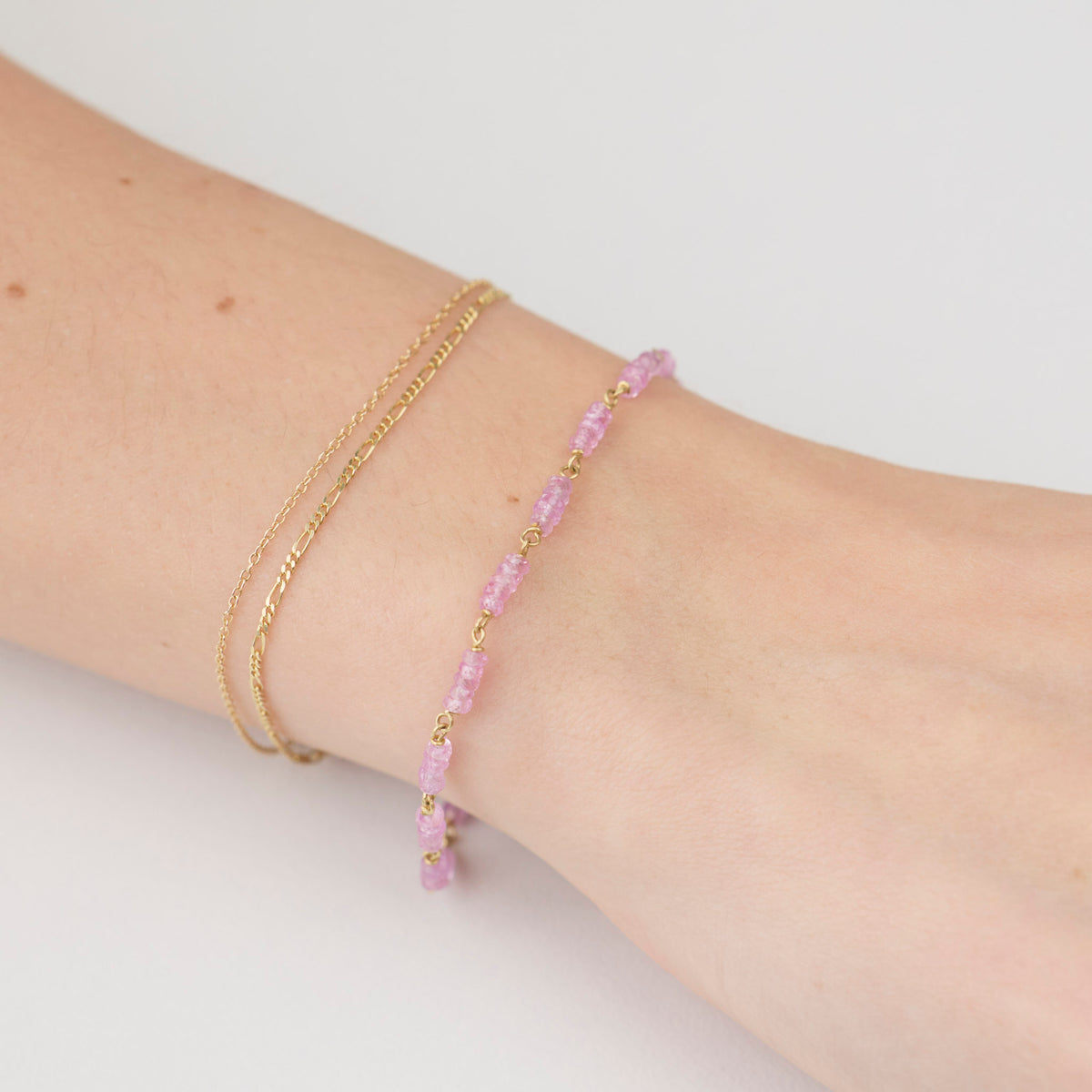 Pink Sapphire Bracelet