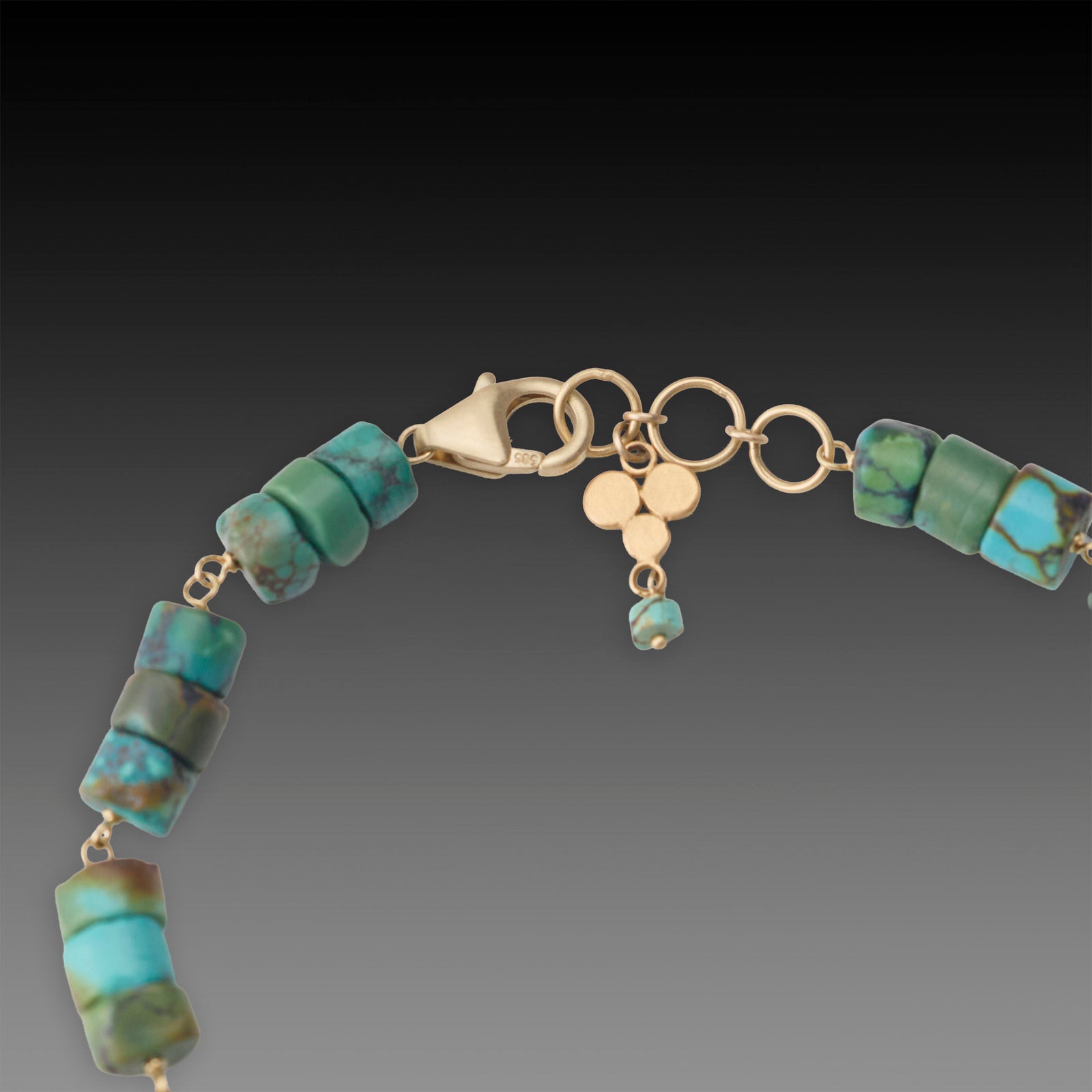 Turquoise and Gold Bracelet