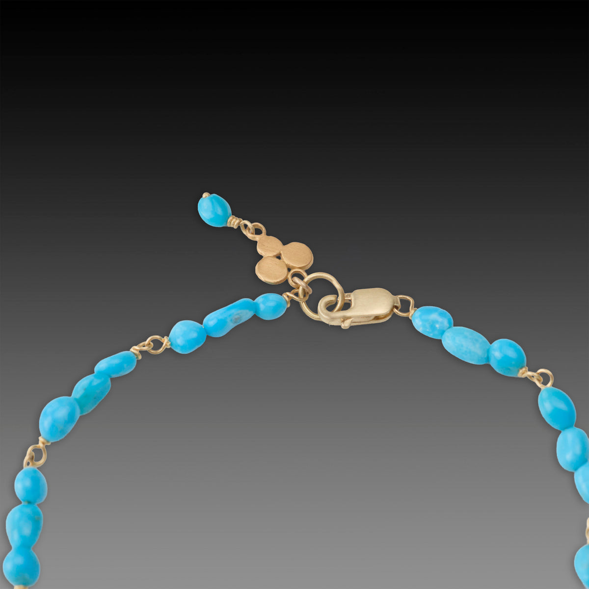 Turquoise & Gold Bracelet