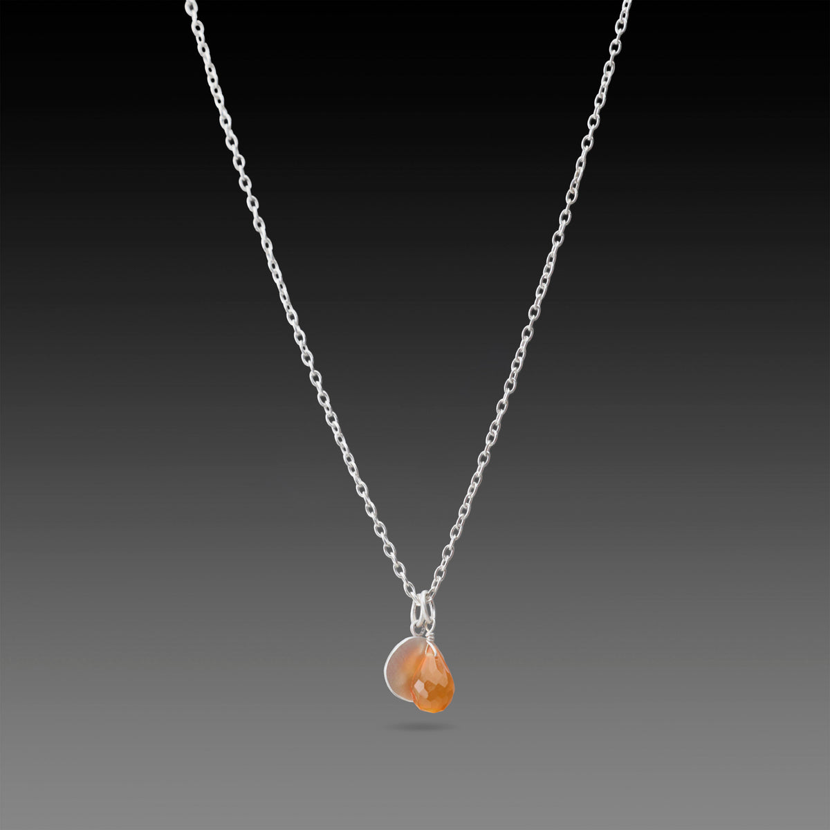 Carnelian Charm Necklace