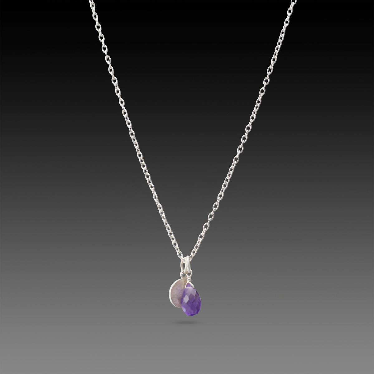 Amethyst Charm Necklace