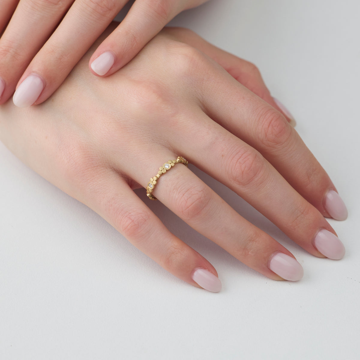 Gold Trios Eternity Band