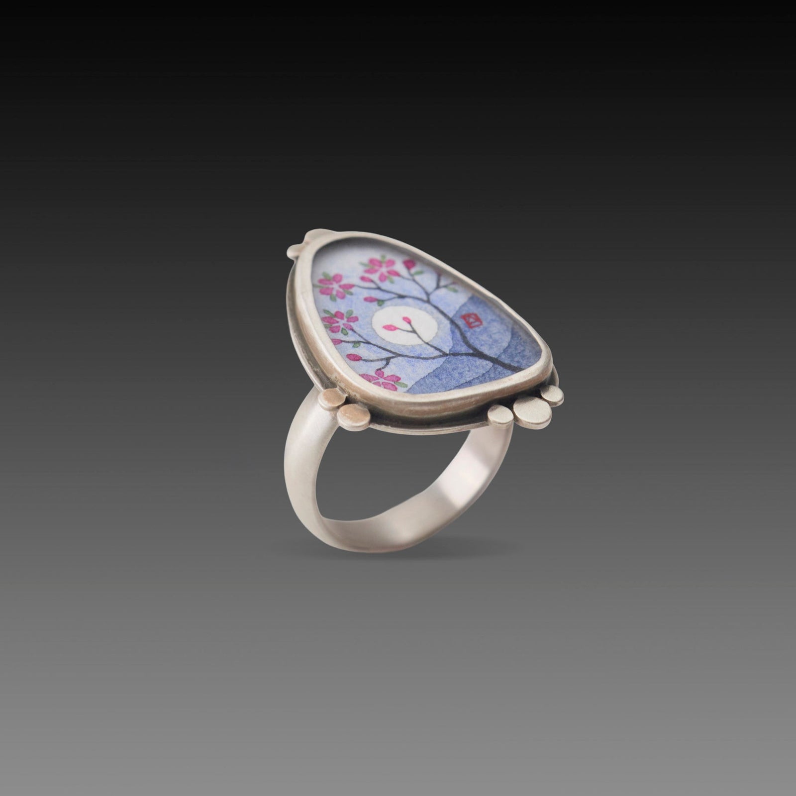 Evening Plum Blossom Ring