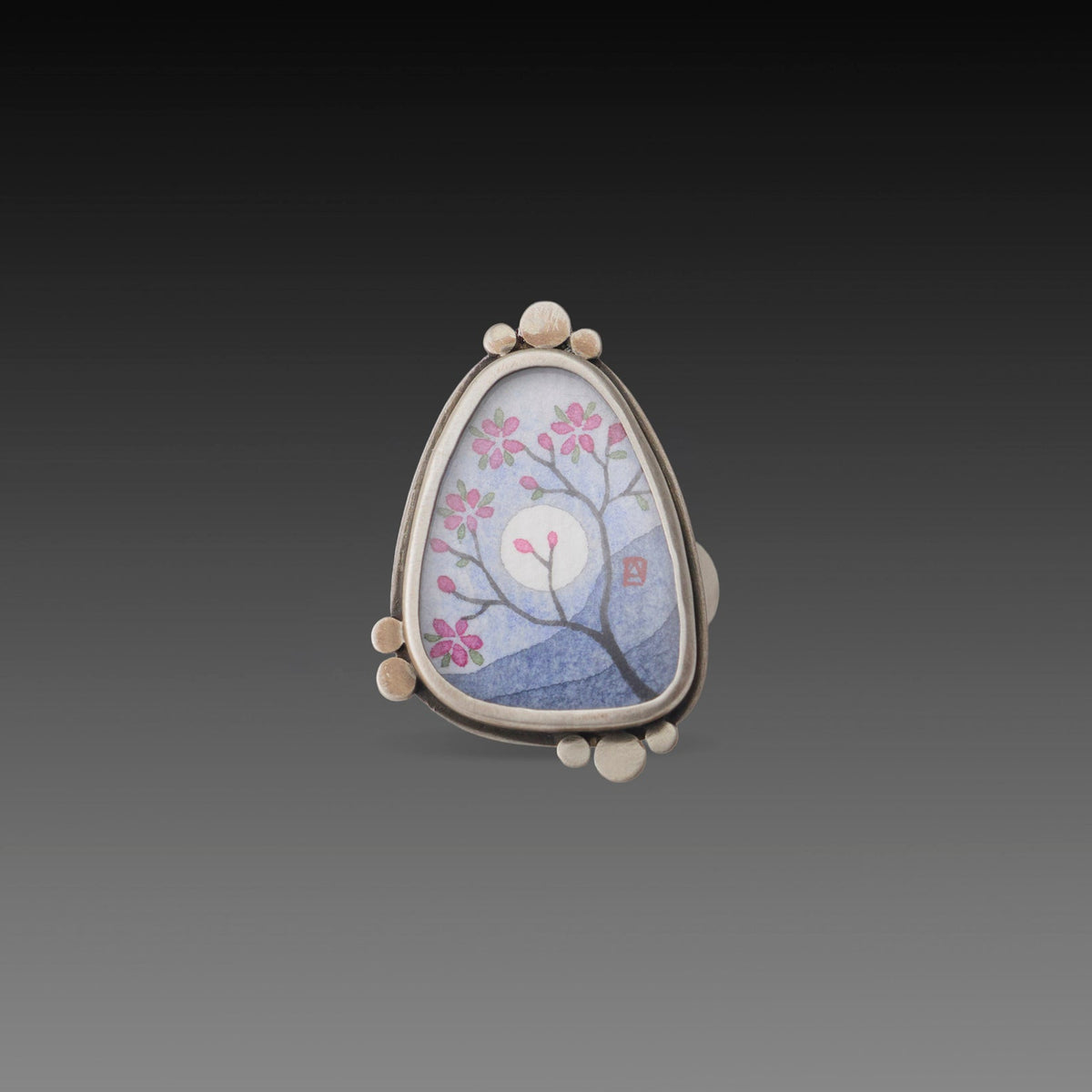 Evening Plum Blossom Ring