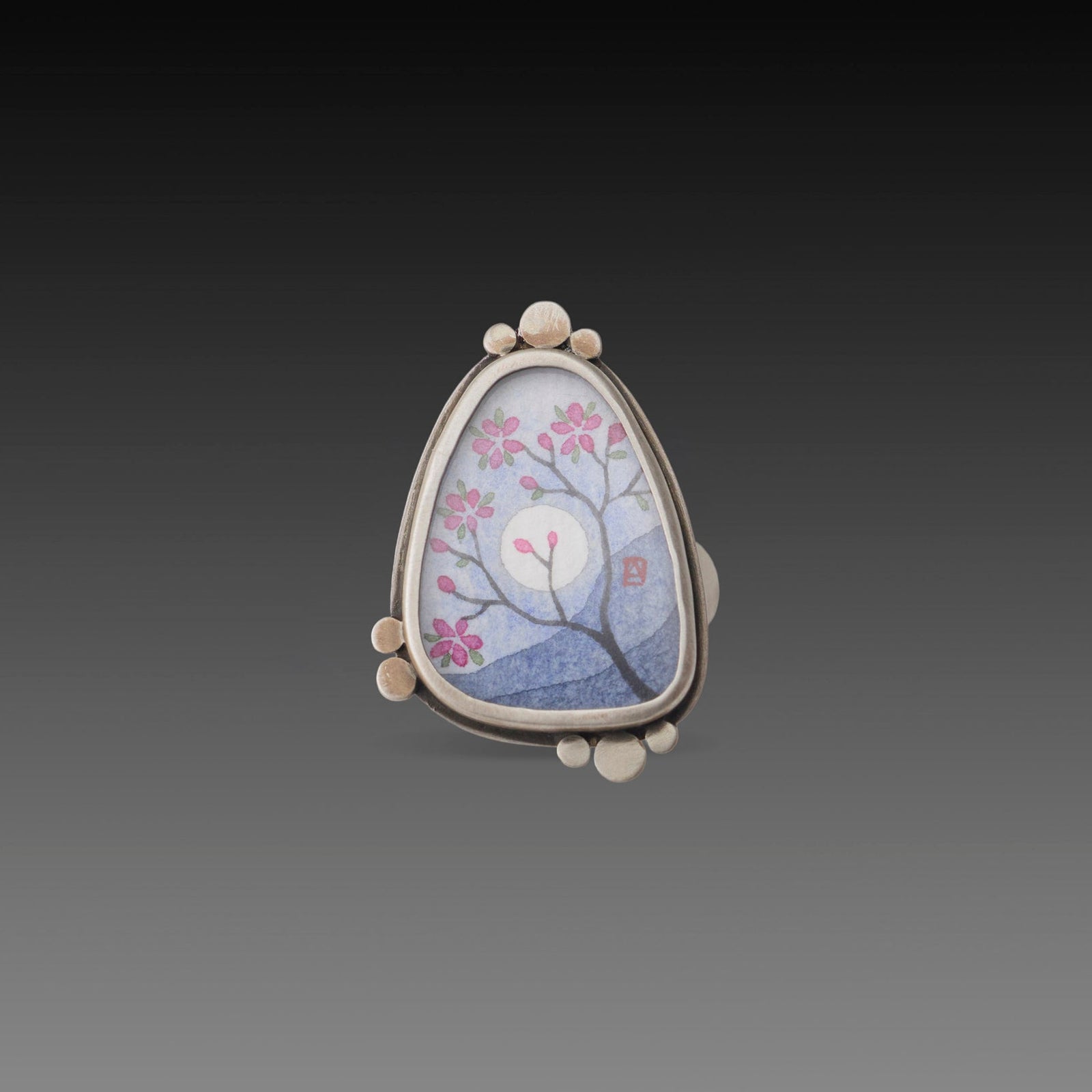 Evening Plum Blossom Ring