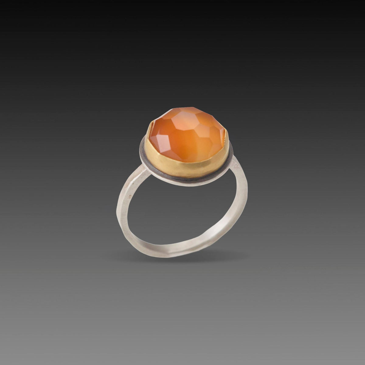 Round Carnelian Ring