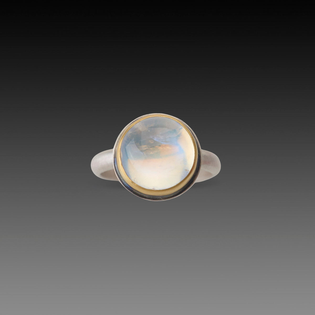 Moonstone Orb Ring