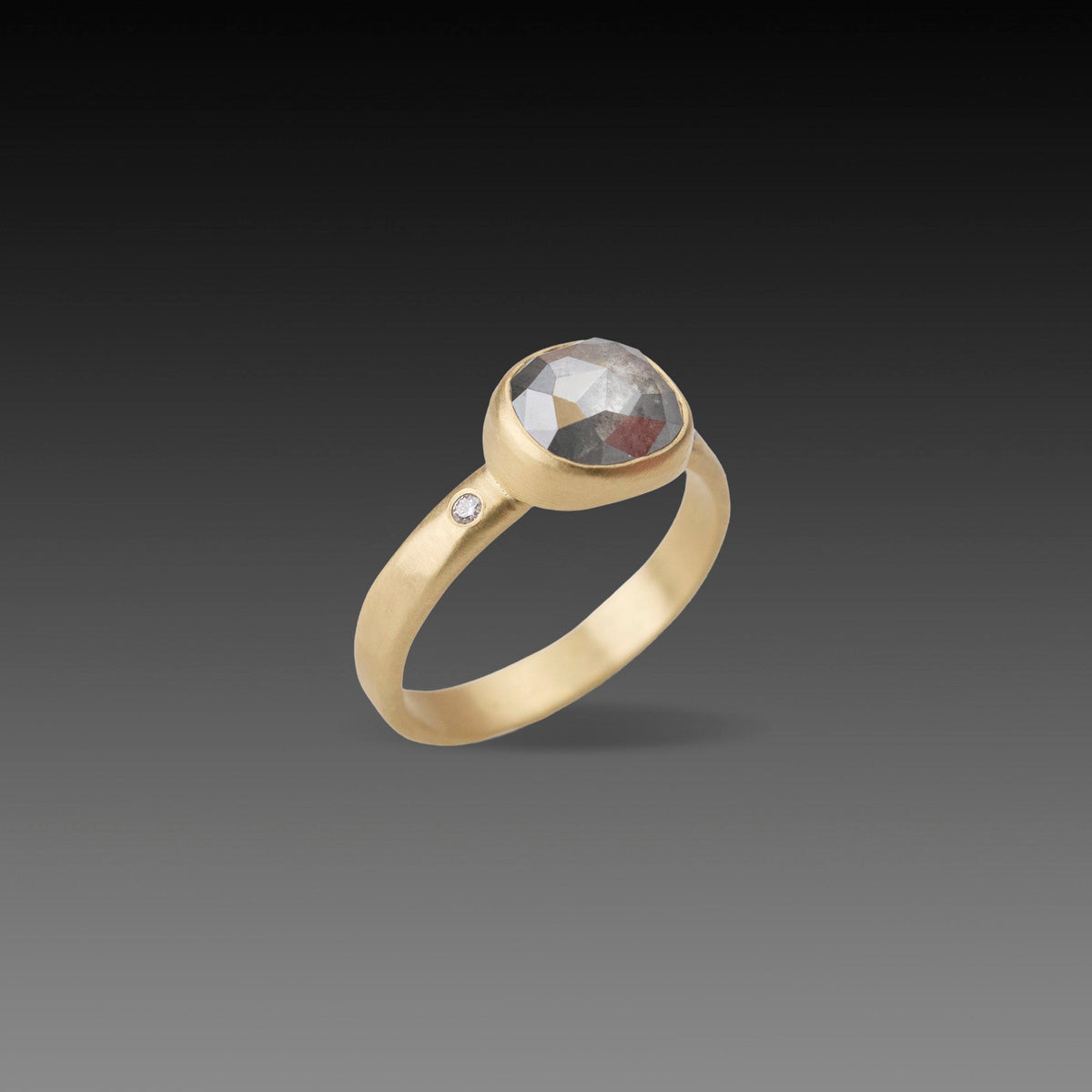 Smokey Gray Diamond Ring