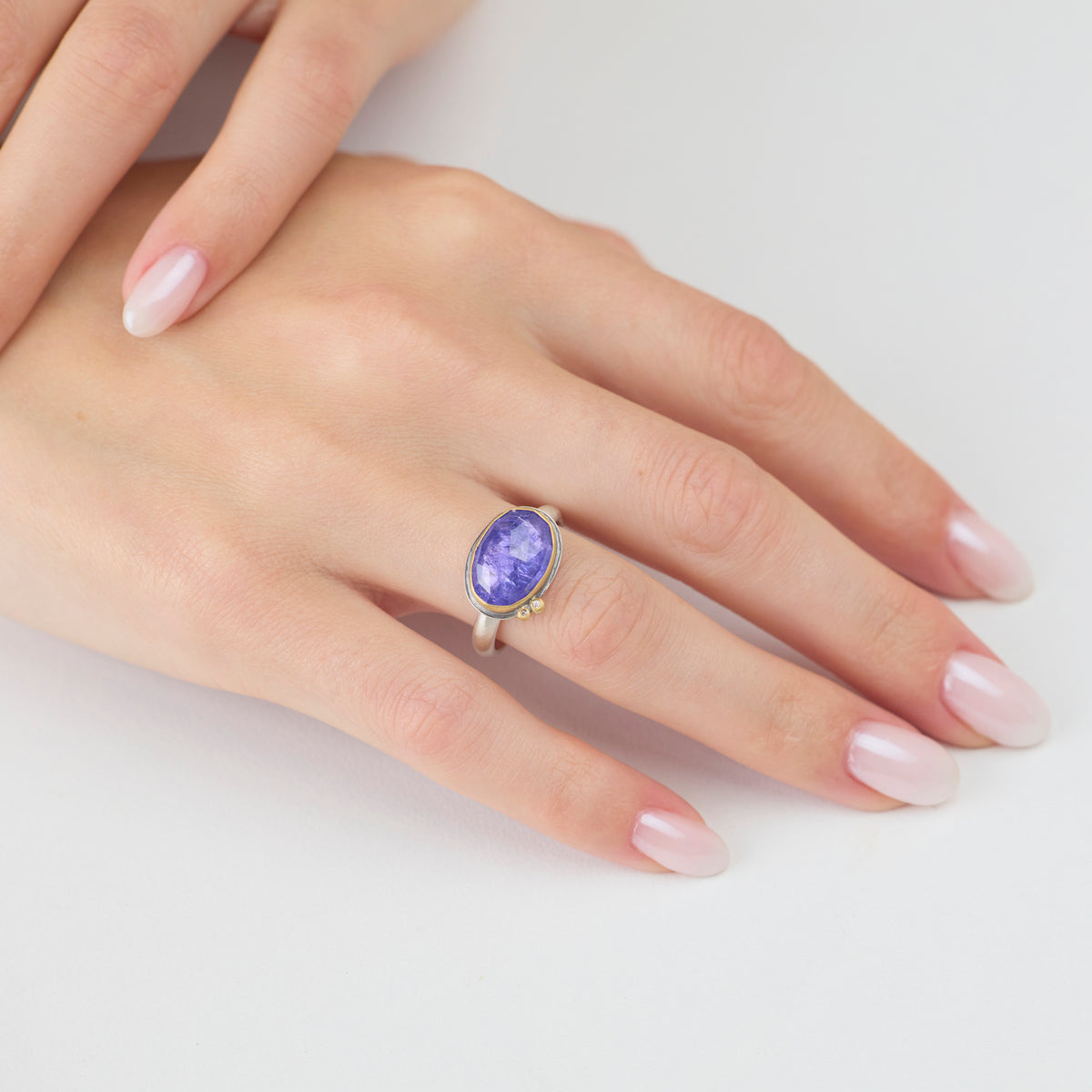 Tanzanite Ring with Diamonds