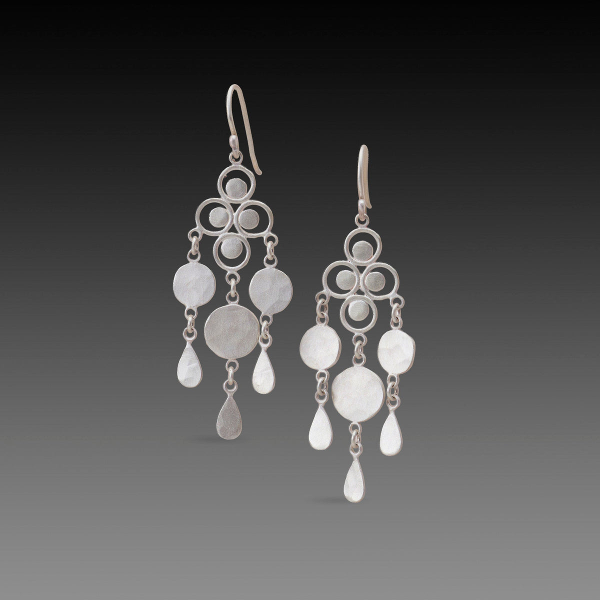 Sterling Silver Chandelier Earrings