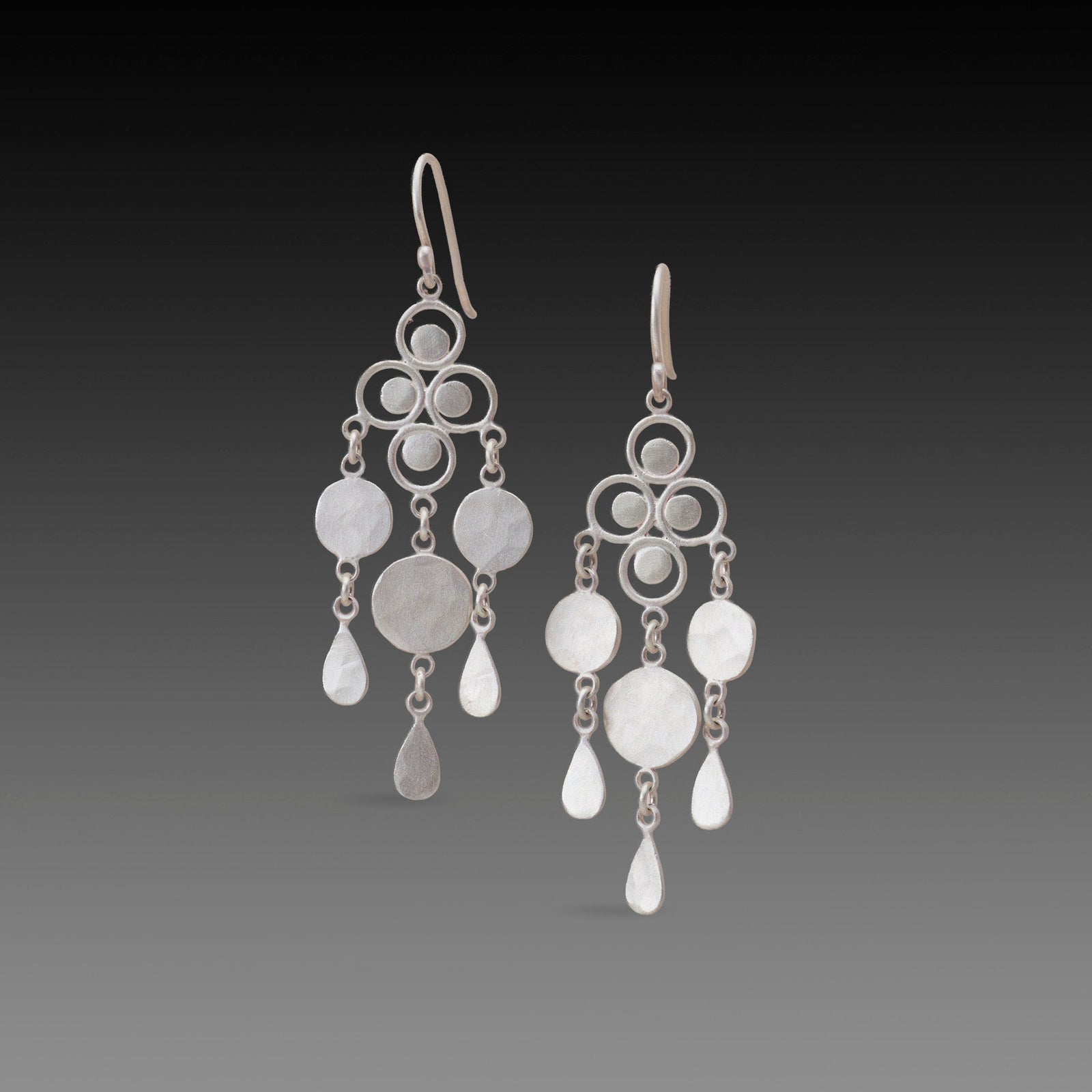 Sterling Silver Chandelier Earrings