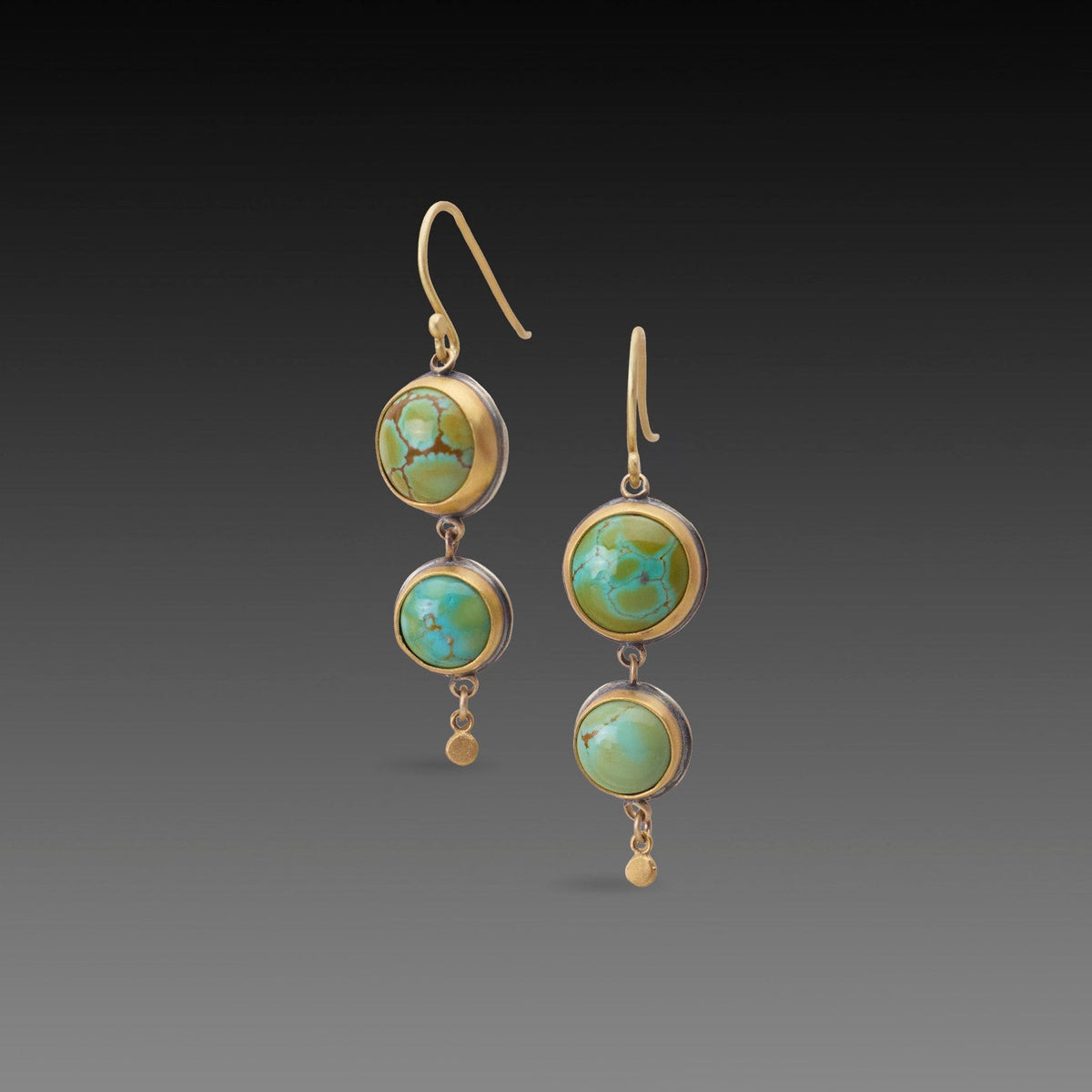 Turquoise Double Drop Earrings