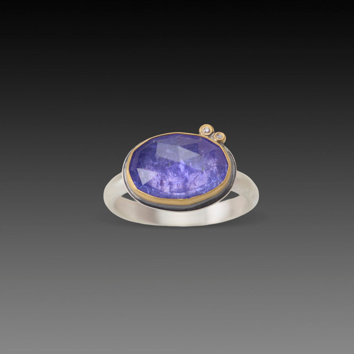 Tanzanite Ring with Diamonds