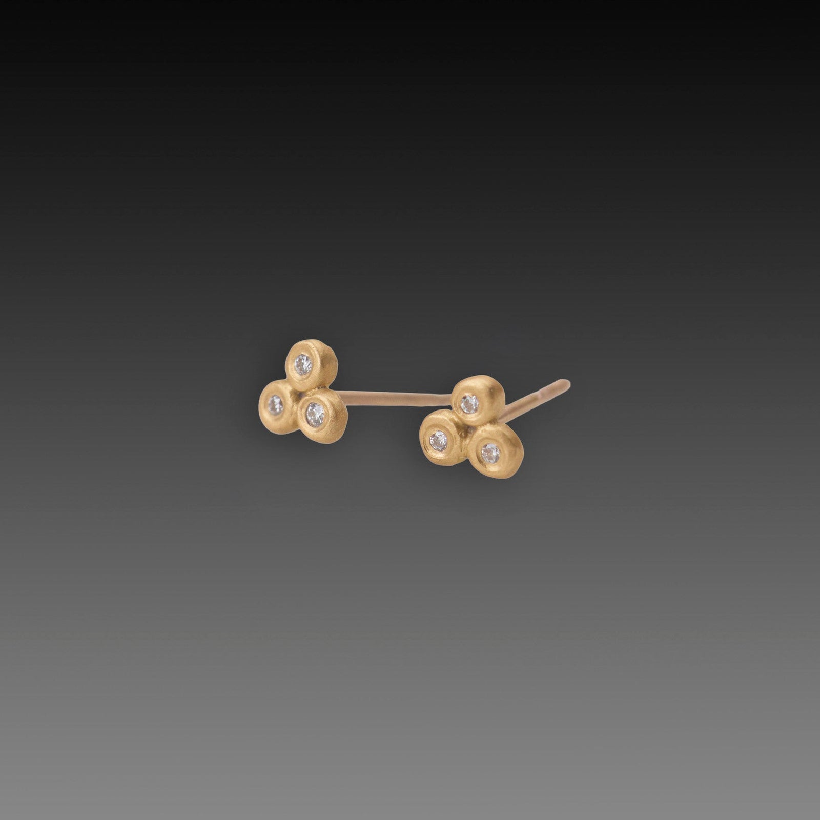 Tiny Diamond Trio Studs