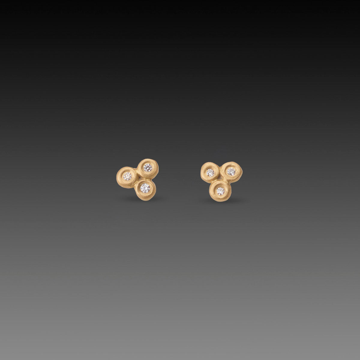 Tiny Diamond Trio Studs