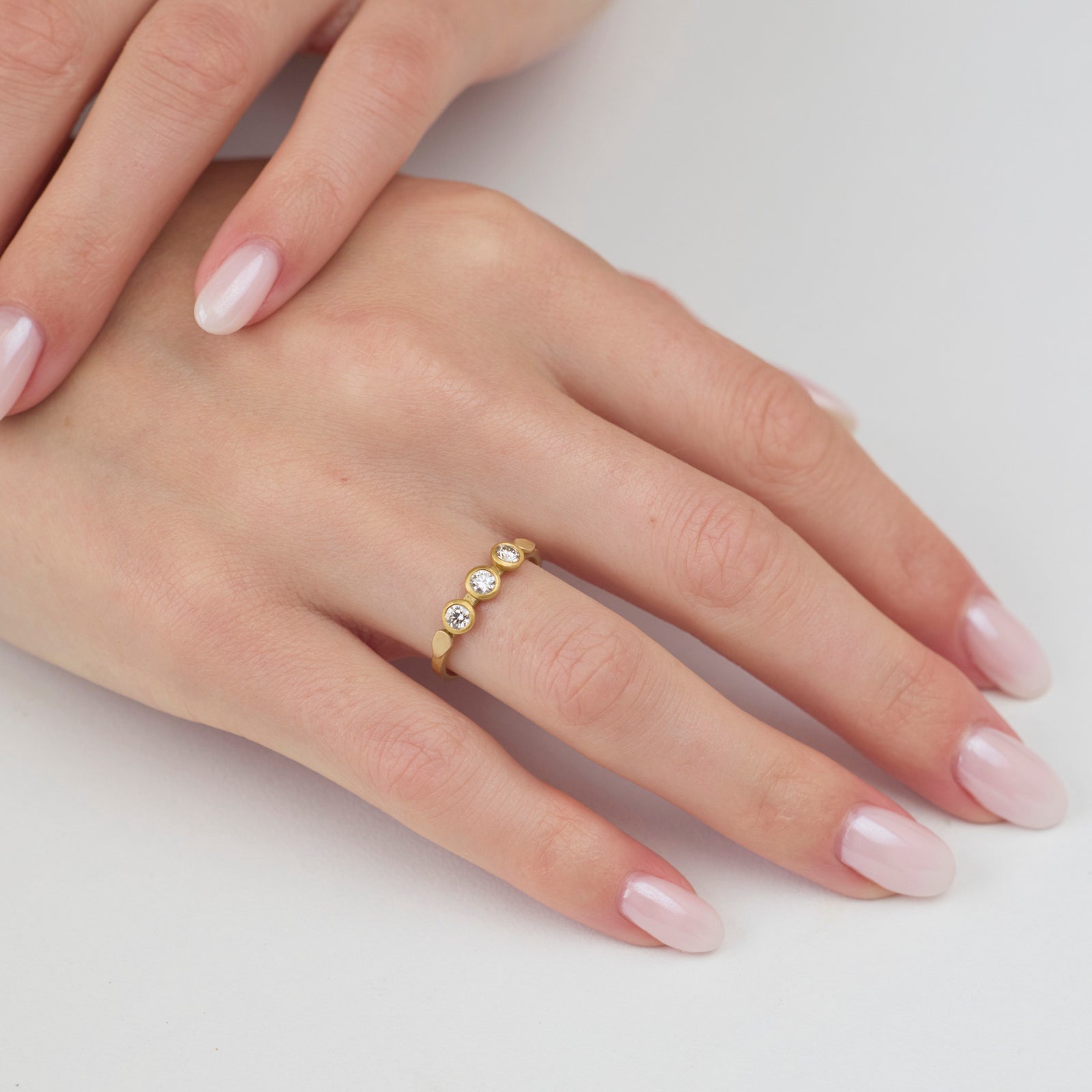 Diamond Leaf Ring