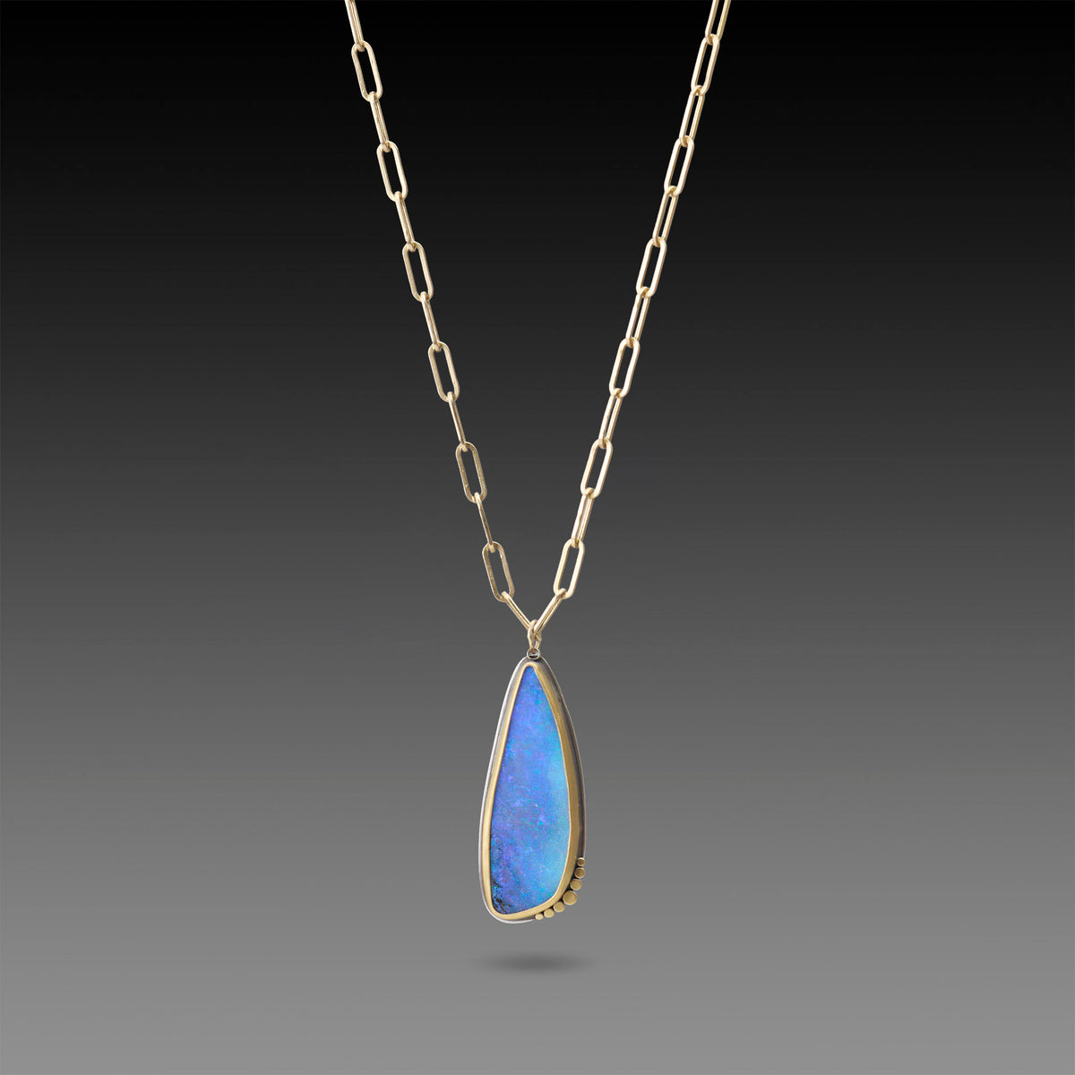 Australian Boulder Opal Necklace