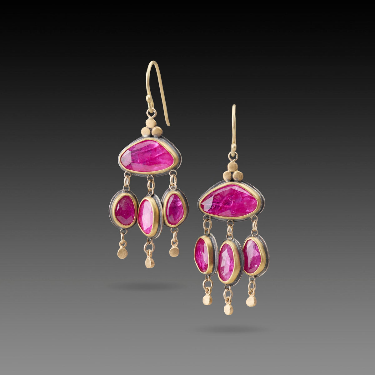 Ruby Chandelier Earrings
