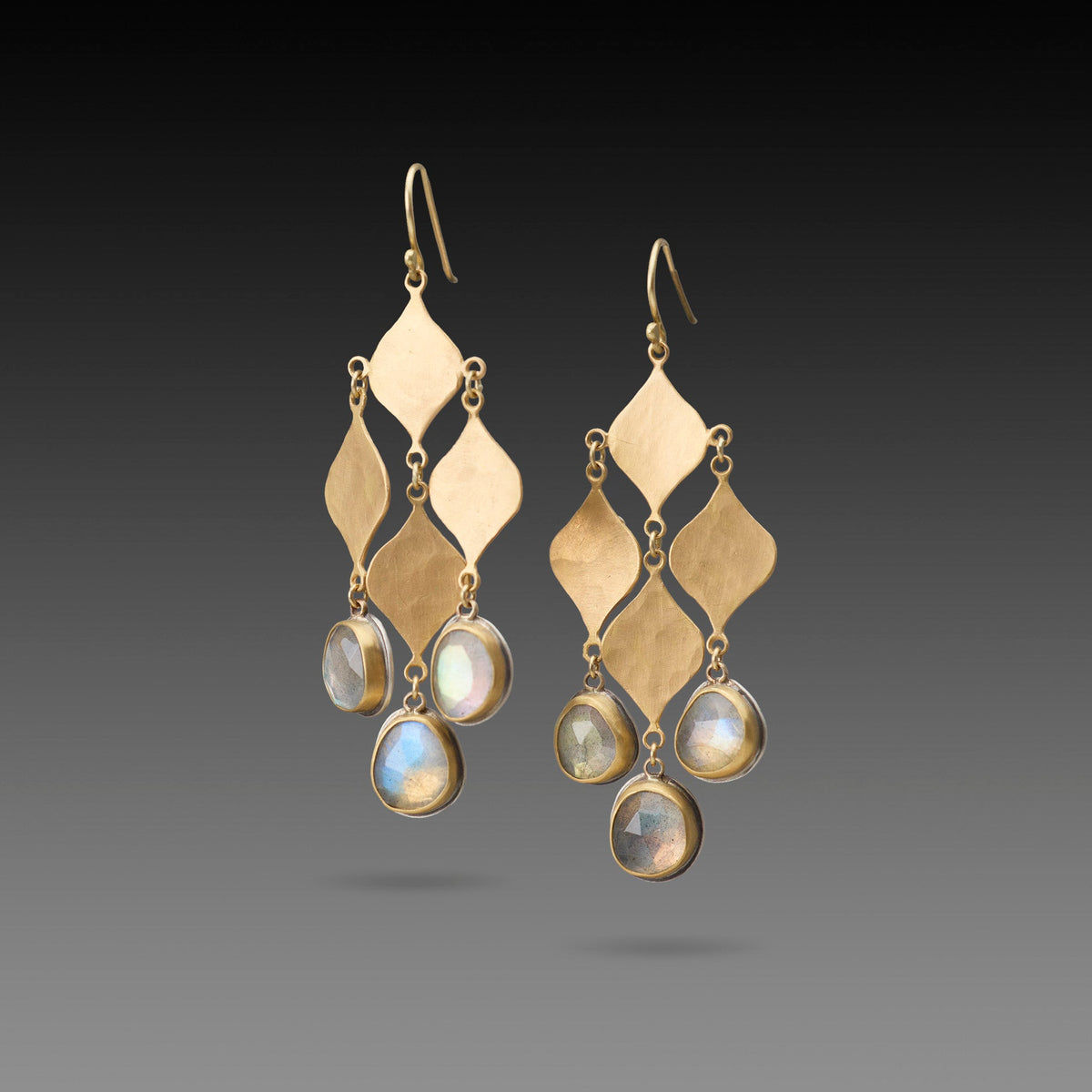 Labradorite Chandelier Earrings