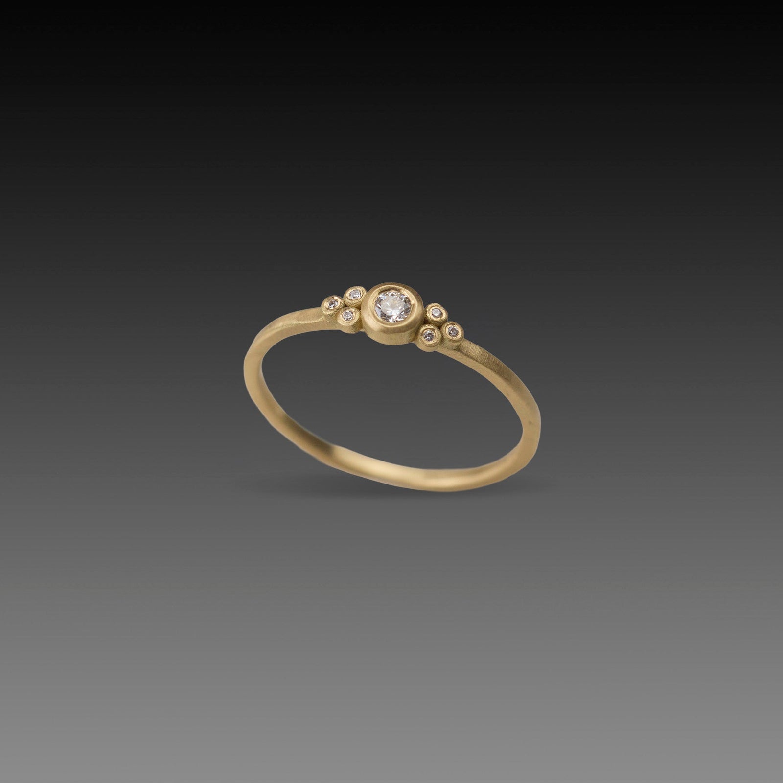Petite Diamond Flourish Ring