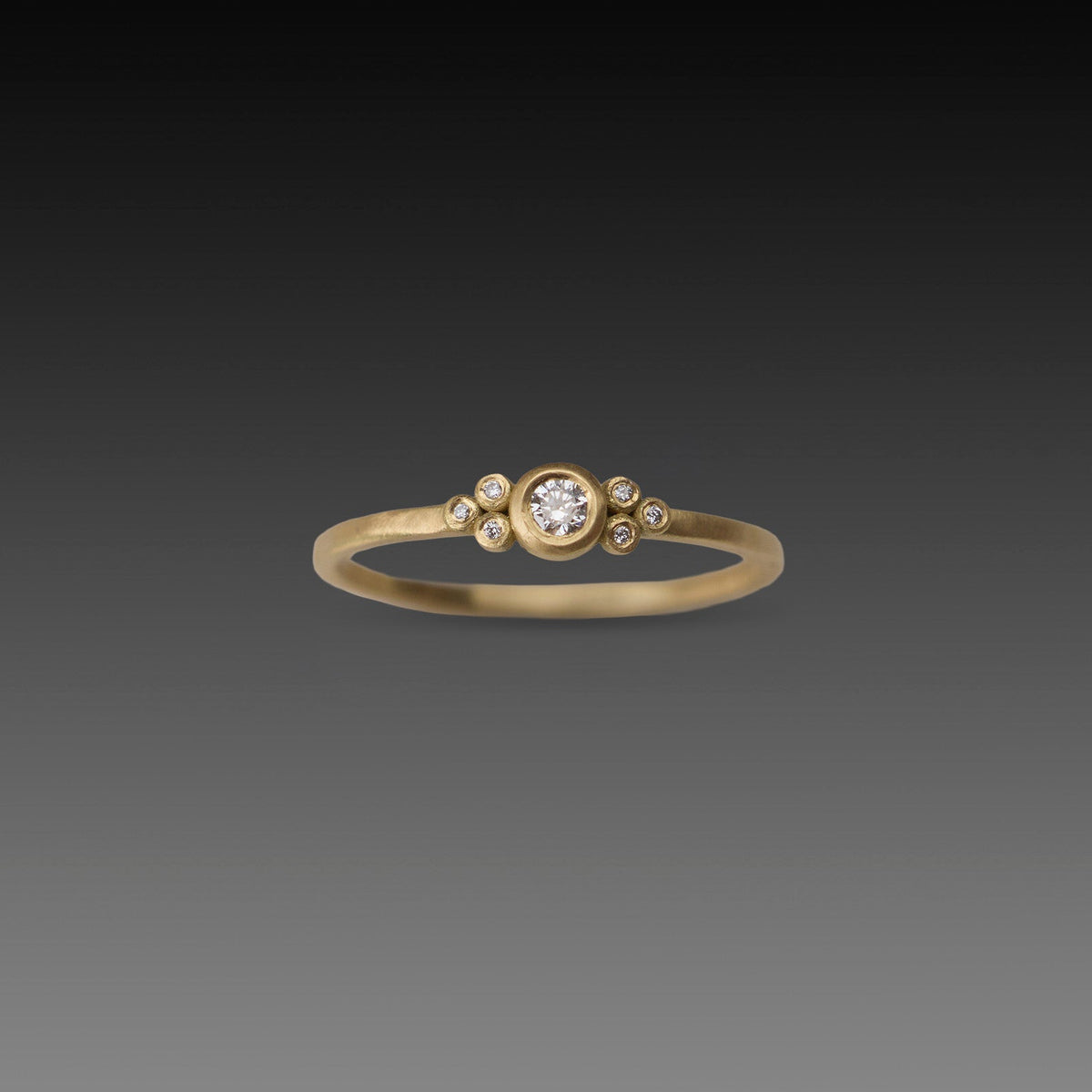 Petite Diamond Flourish Ring