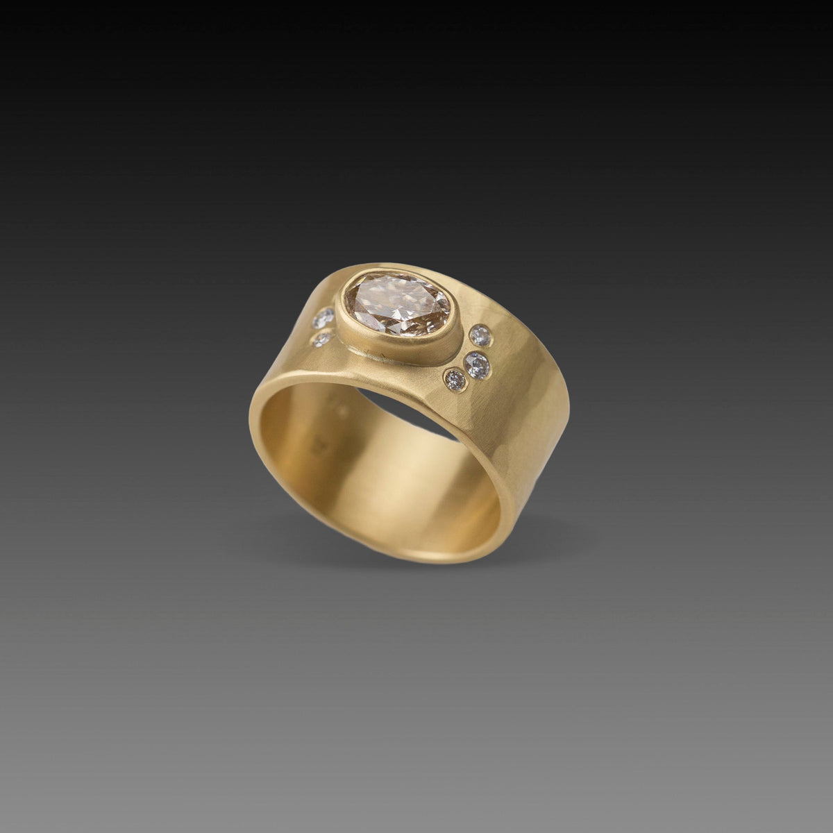 Champagne Diamond Radiance Ring