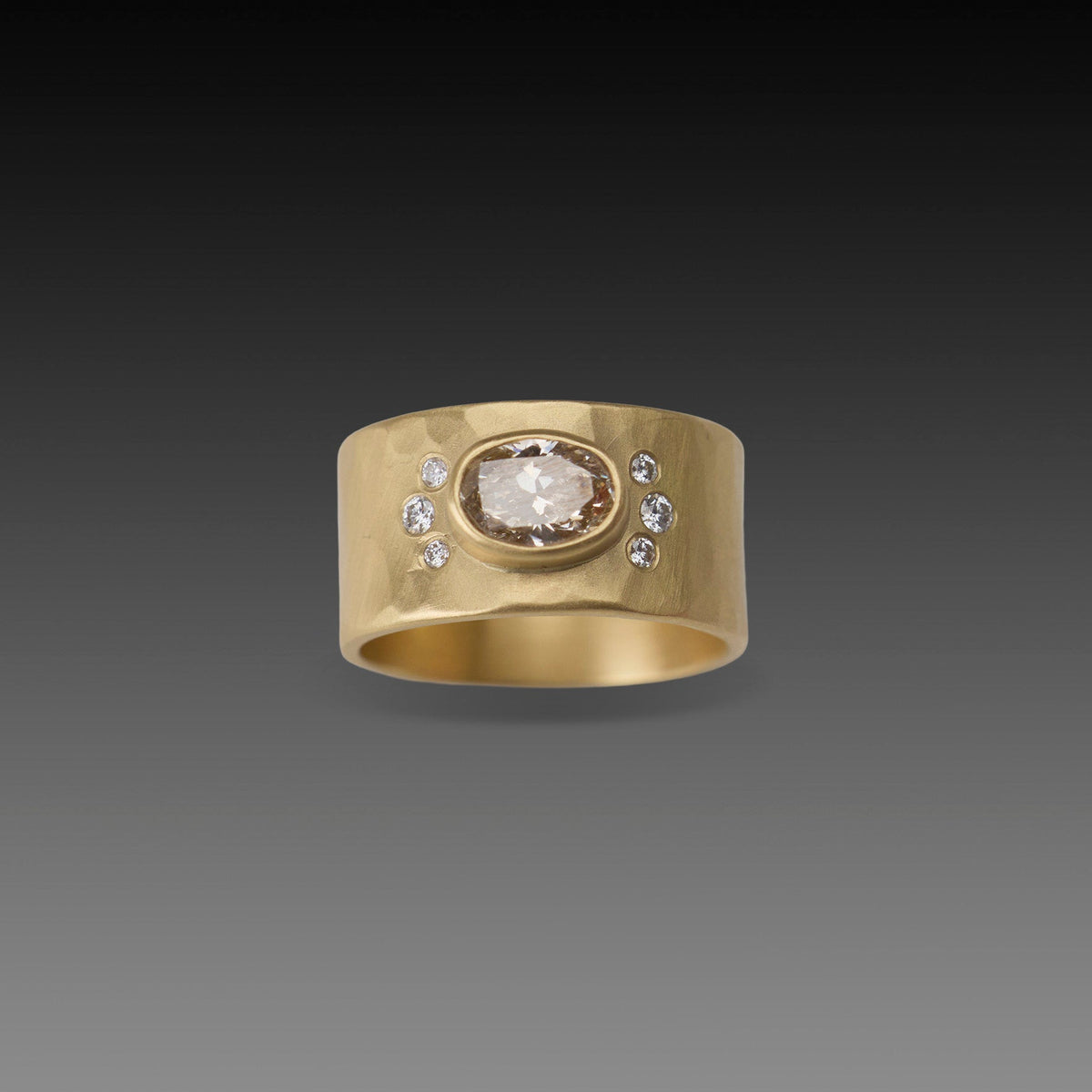Champagne Diamond Radiance Ring