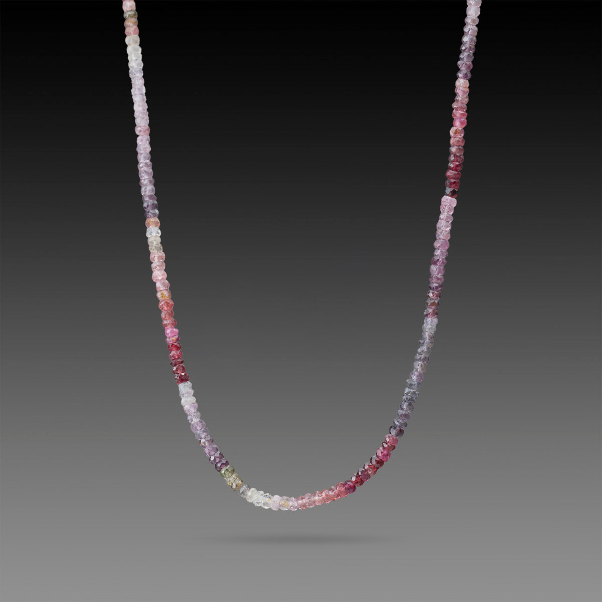 Ombre Spinel Beaded Necklace