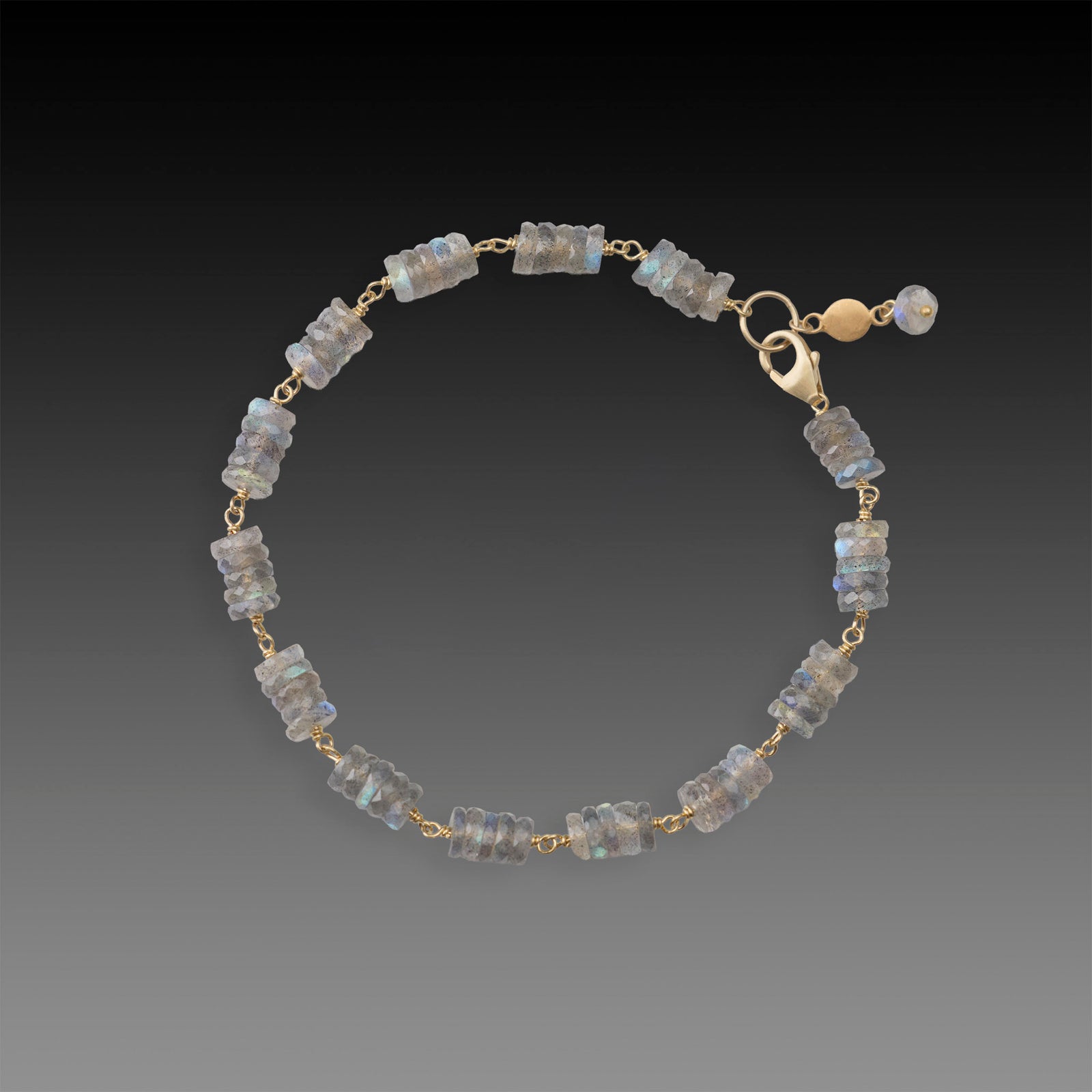 Dreamy Labradorite & Gold Bracelet