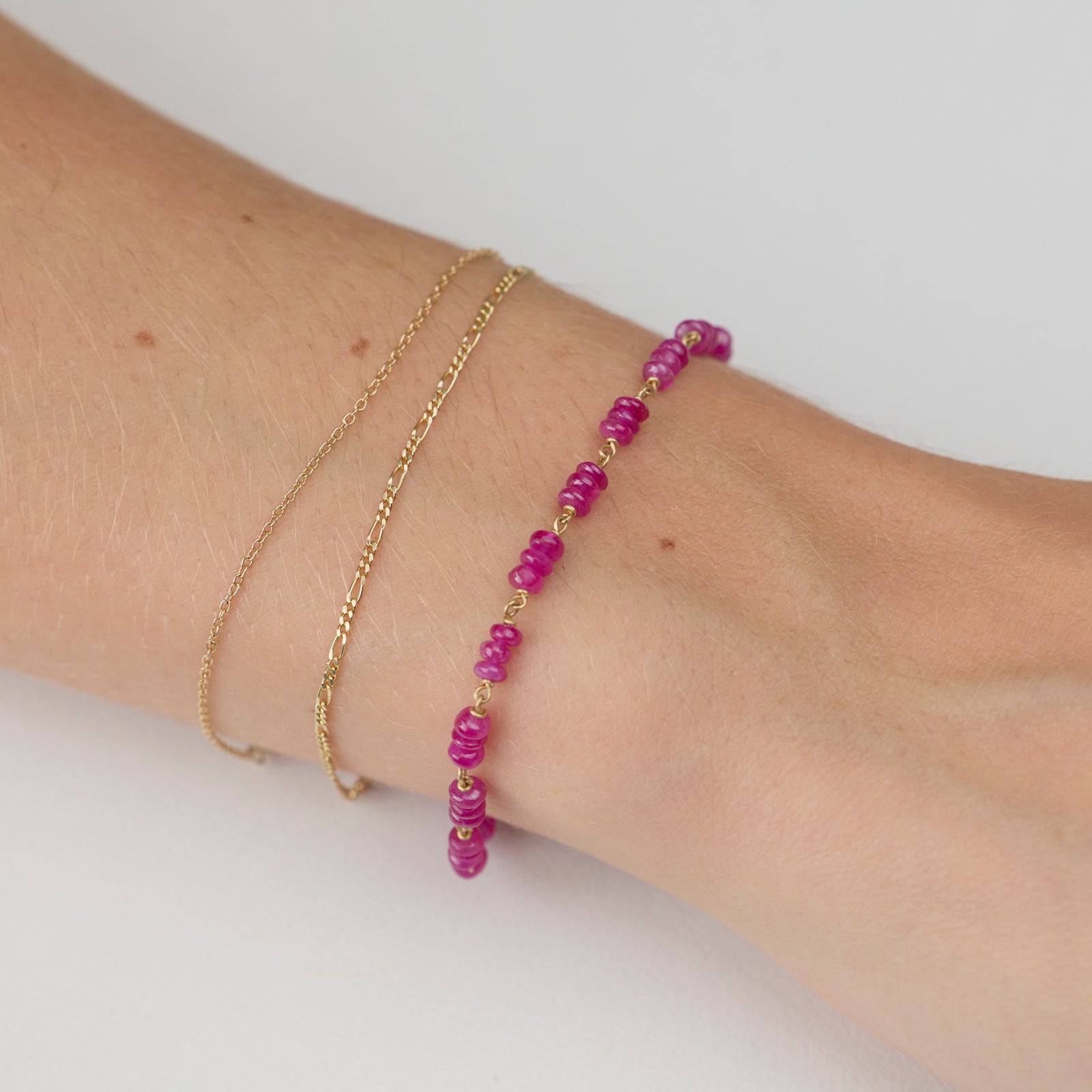 Raspberry Ruby Bracelet