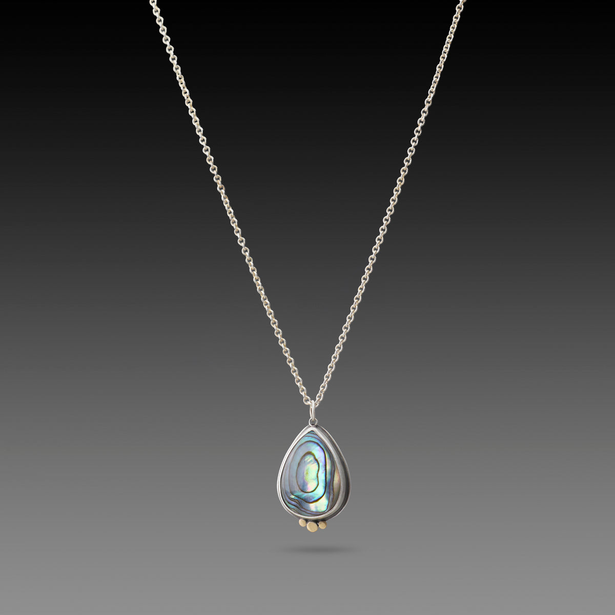 Mother of Pearl Teardrop Necklace