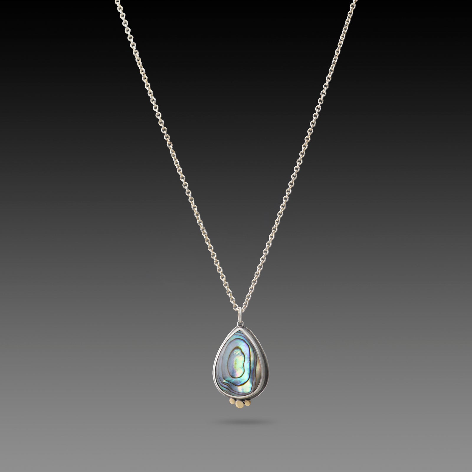 Mother of Pearl Teardrop Necklace