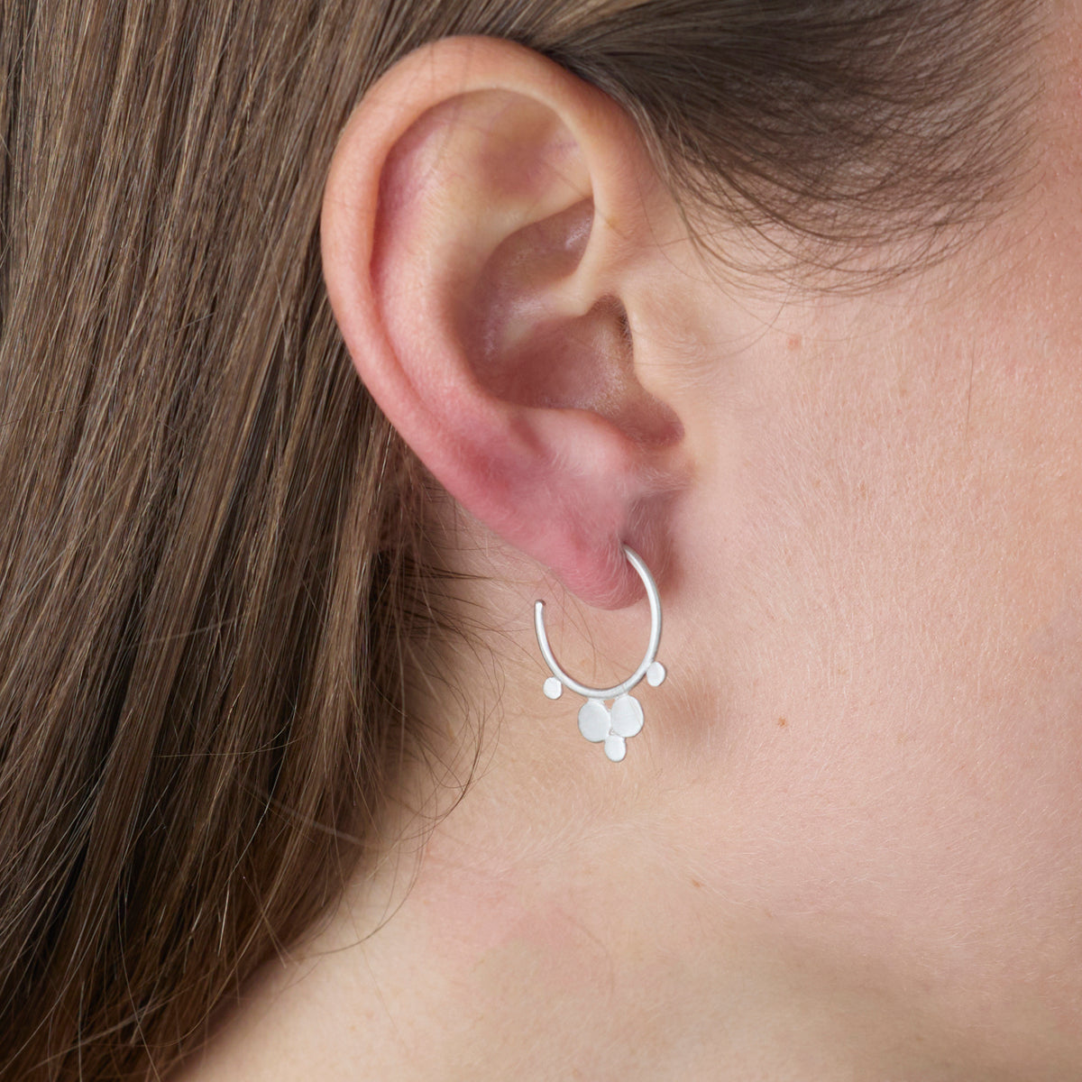 Tiny Trio Hoop Earrings