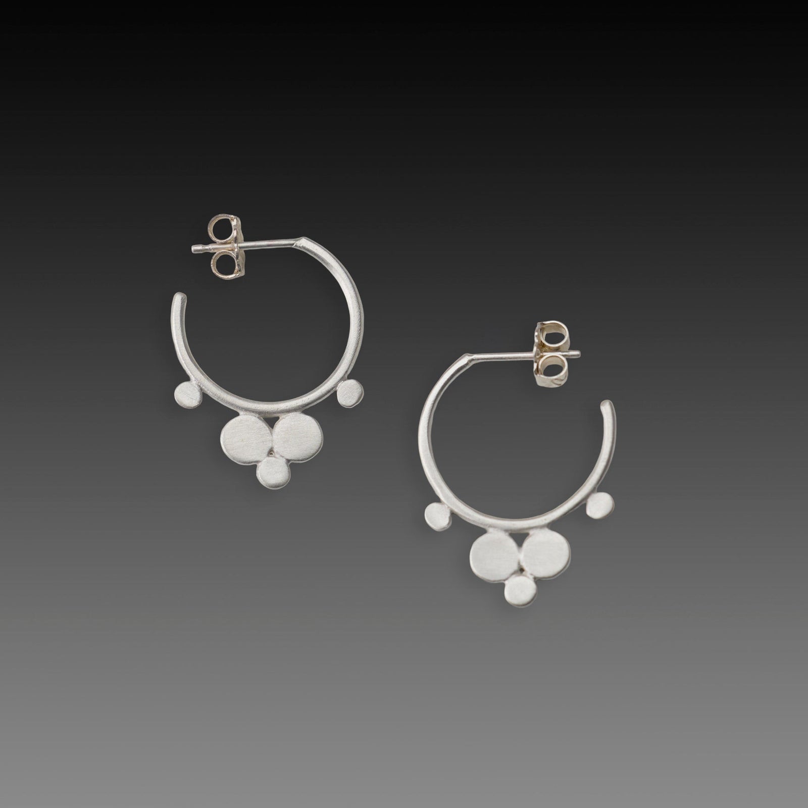 Tiny Trio Hoop Earrings