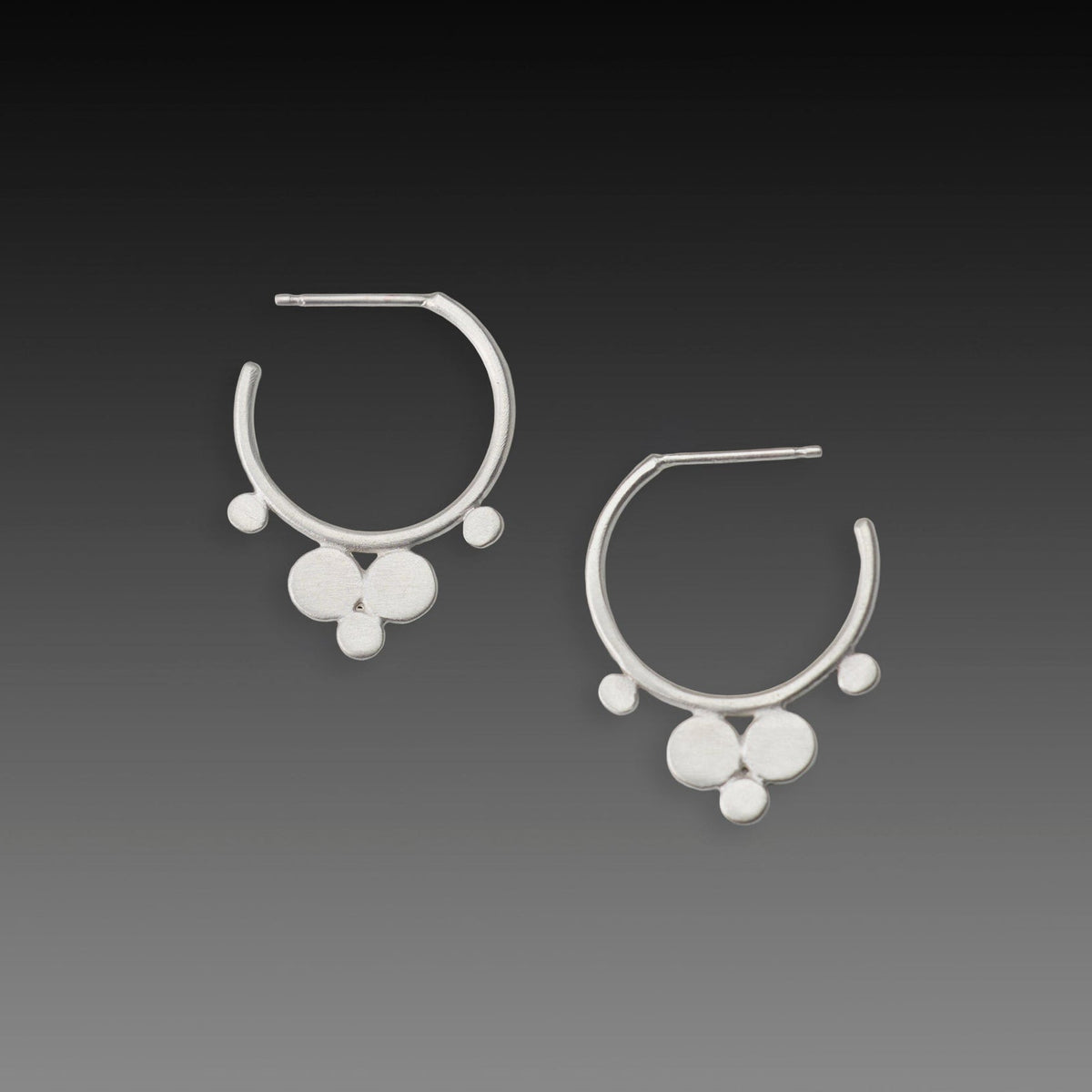 Tiny Trio Hoop Earrings