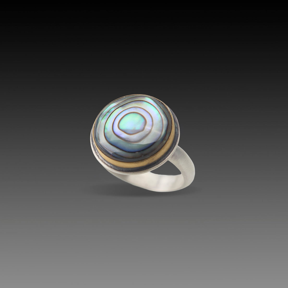 Mother of Pearl Swirl Ring