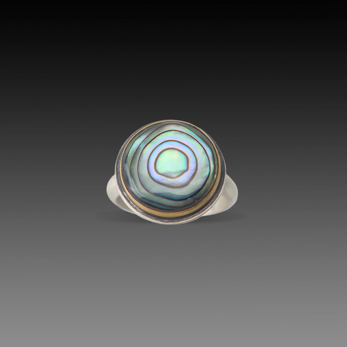 Mother of Pearl Swirl Ring