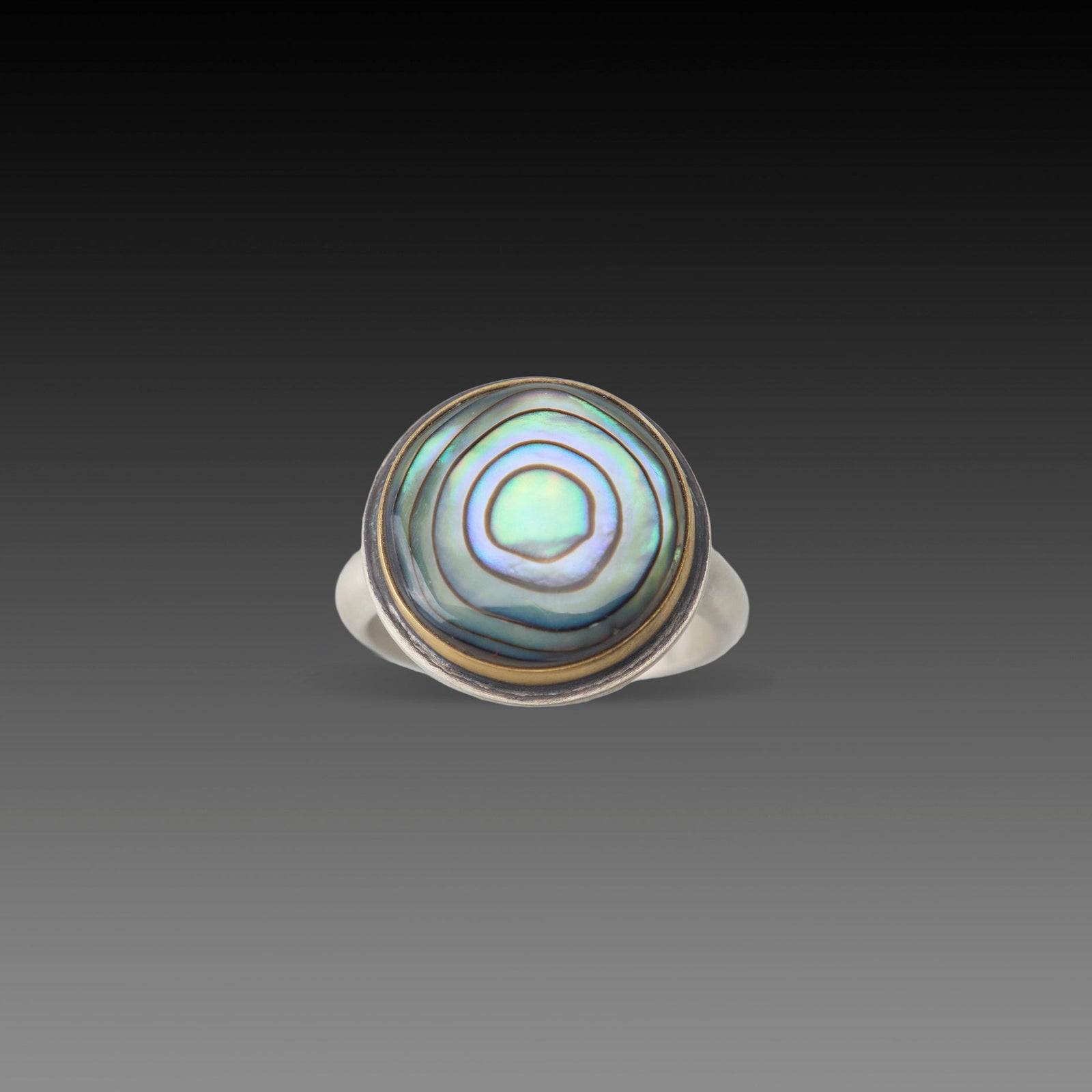 Mother of Pearl Swirl Ring