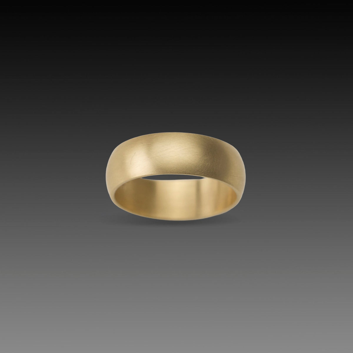 7mm Smooth Gold Band