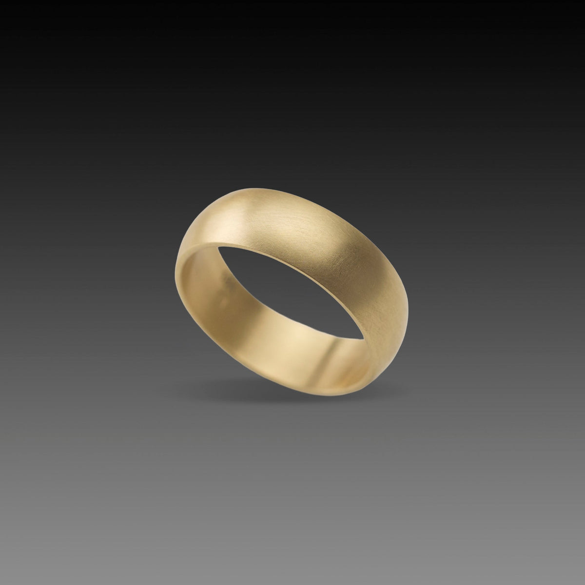 7mm Smooth Gold Band