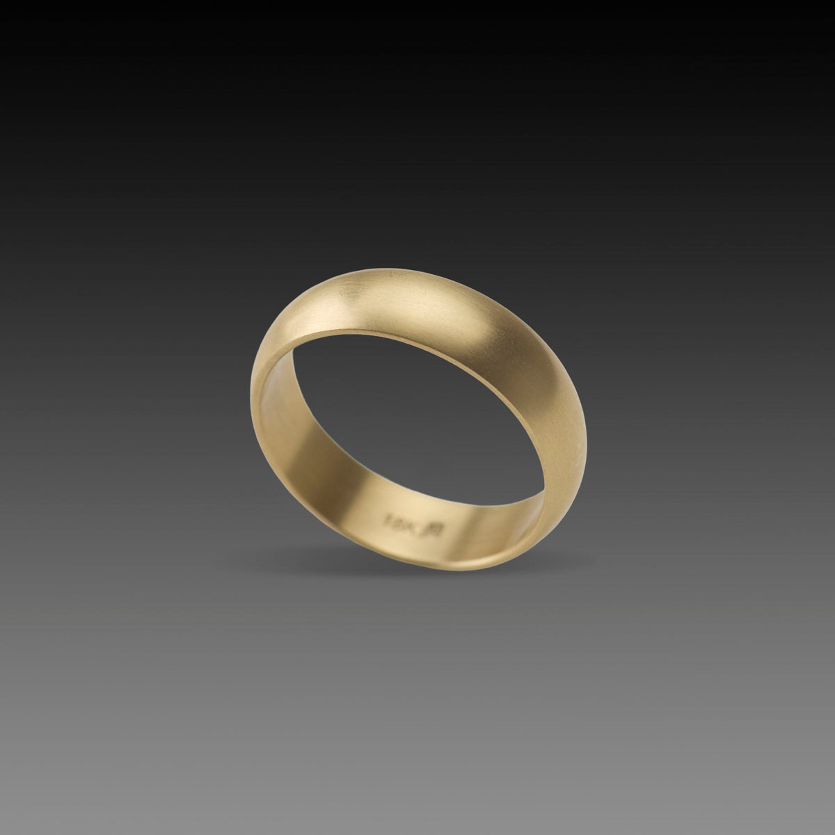 6mm Smooth Gold Band