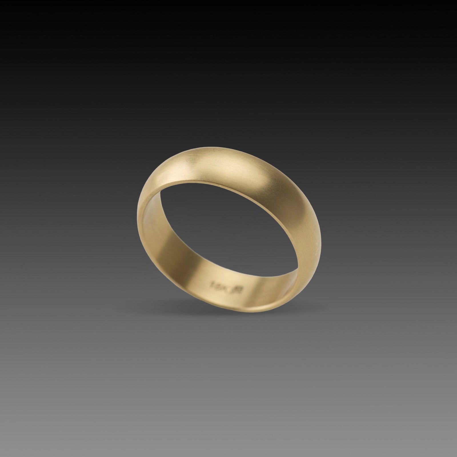 6mm Smooth Gold Band