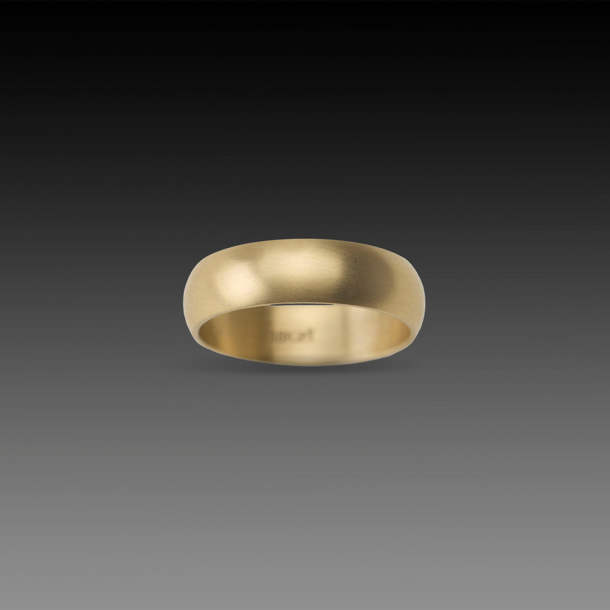 6mm Smooth Gold Band